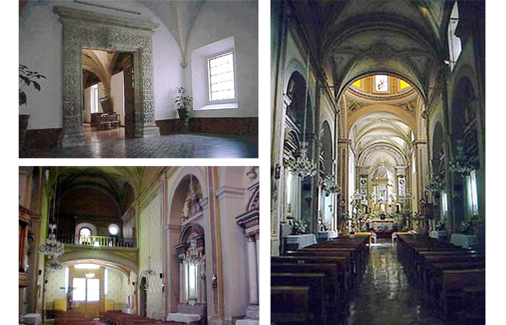 Interior del templo de Nuestra Señora del Carmen, 1999.