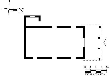 Croquis de levantamiento arquitect&oacute;nico, 1986.