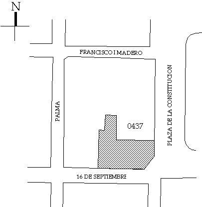 Croquis de localizaci&oacute;n, 1984.