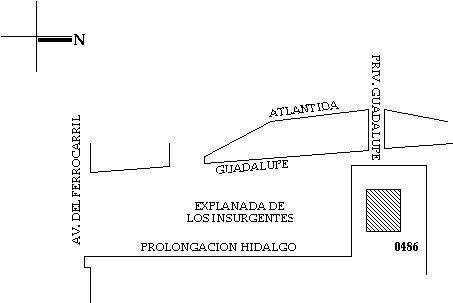 Croquis de localización, 1994.