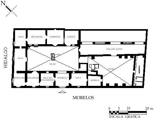 Planta arquitect&oacute;nica, 1994.