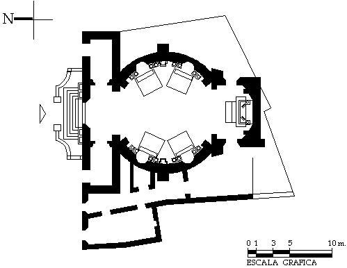 Planta arquitect&oacute;nica, 1988.