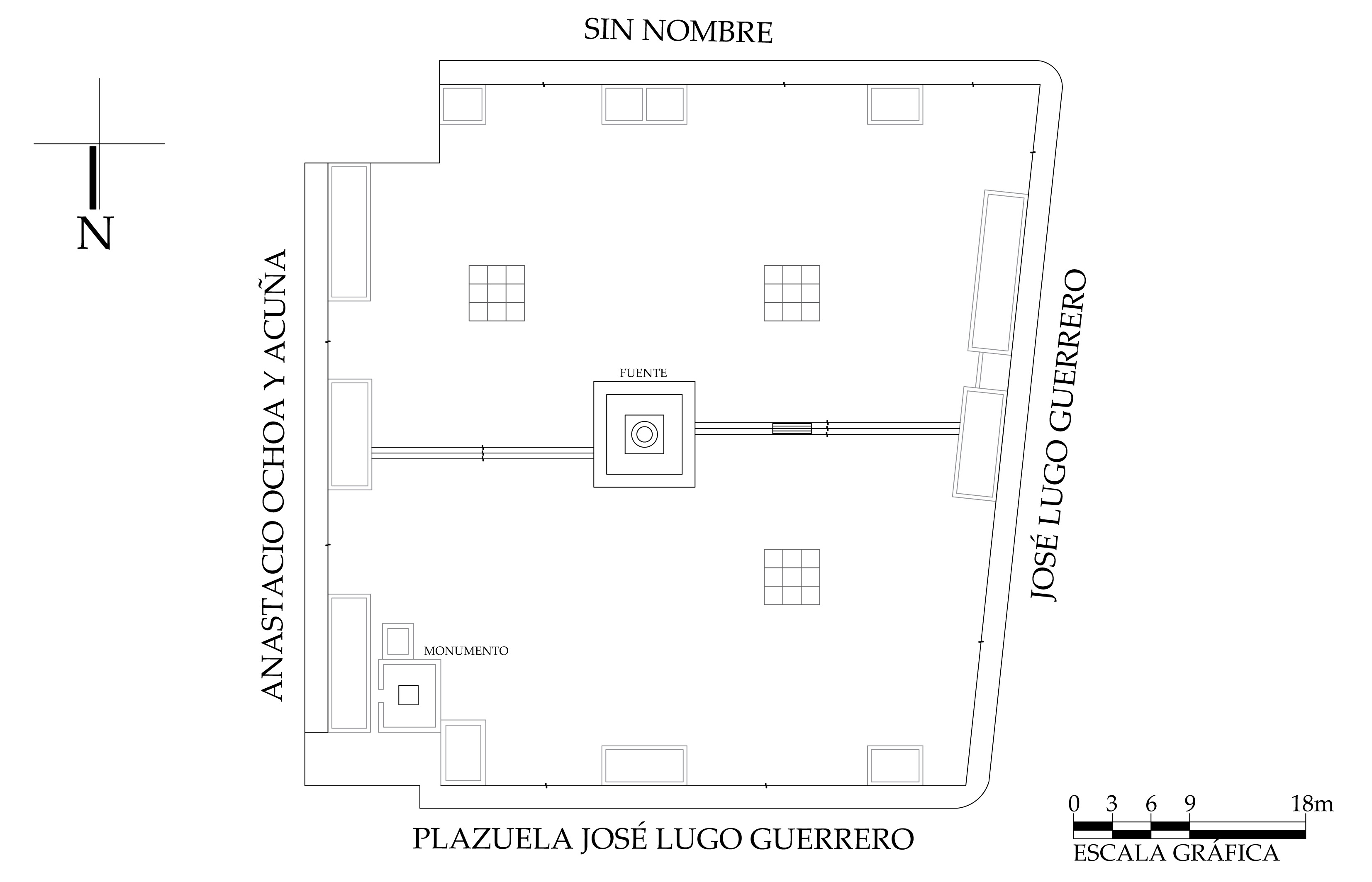 Planta arquitect&oacute;nica, 2015.