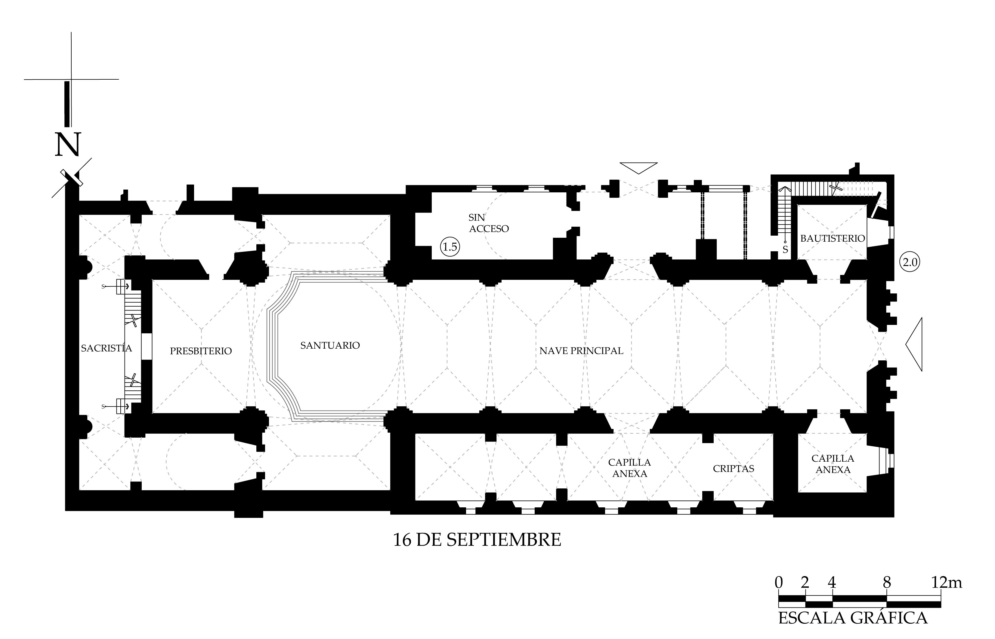 Planta arquitectónica, 2016.
