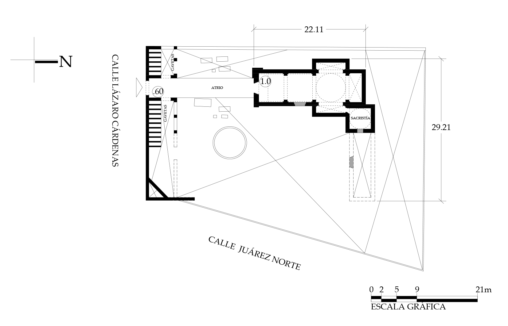 Planta arquitect&oacute;nica, 2018.