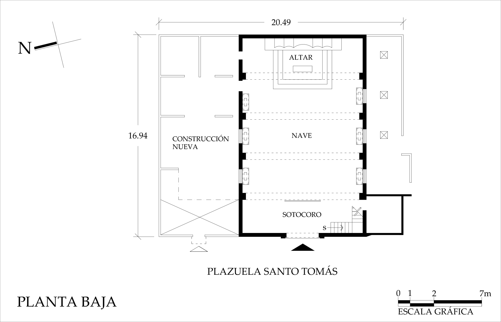 Planta arquitectónica, 2014.