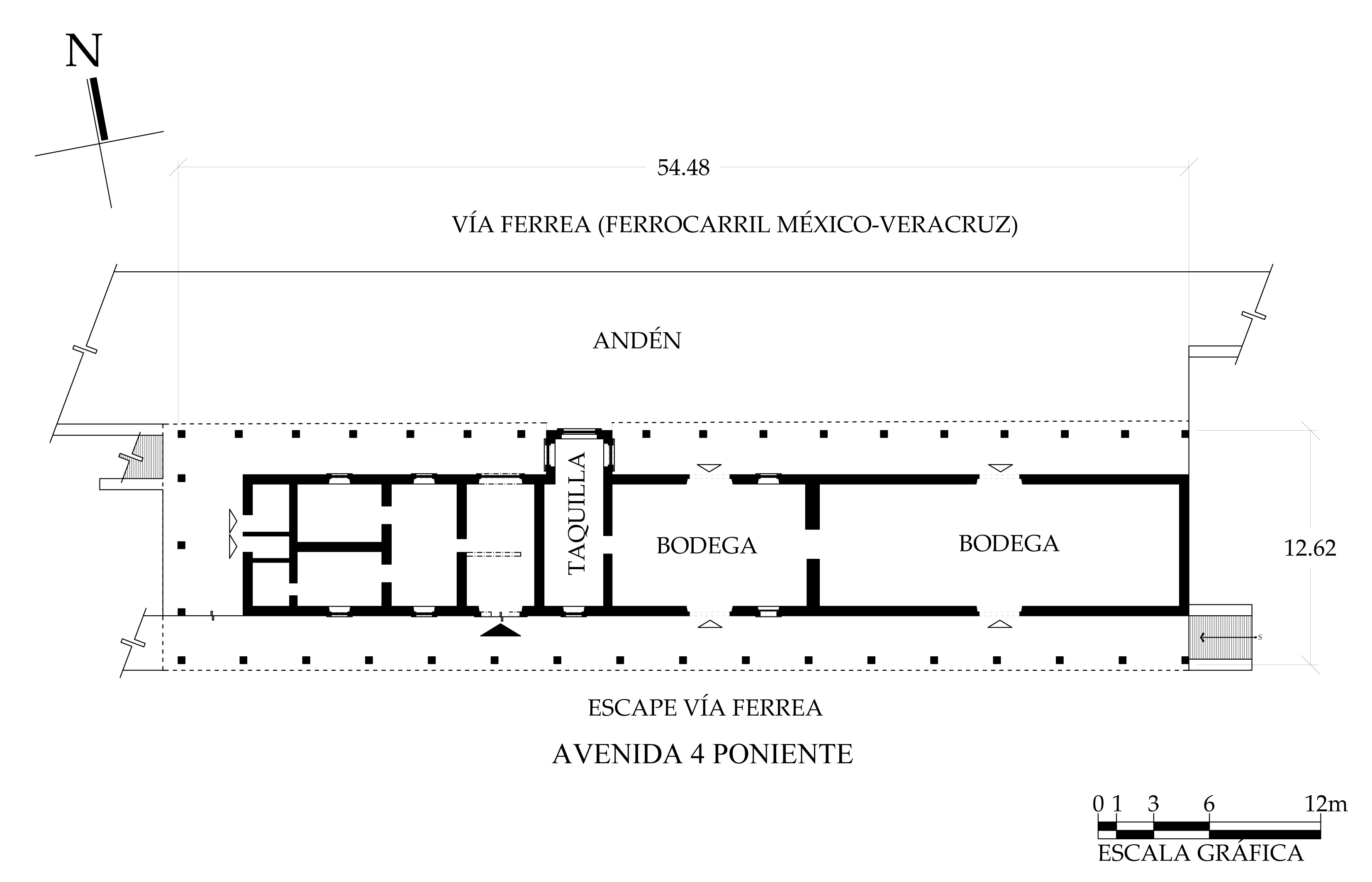 Planta arquitectónica, 2018.