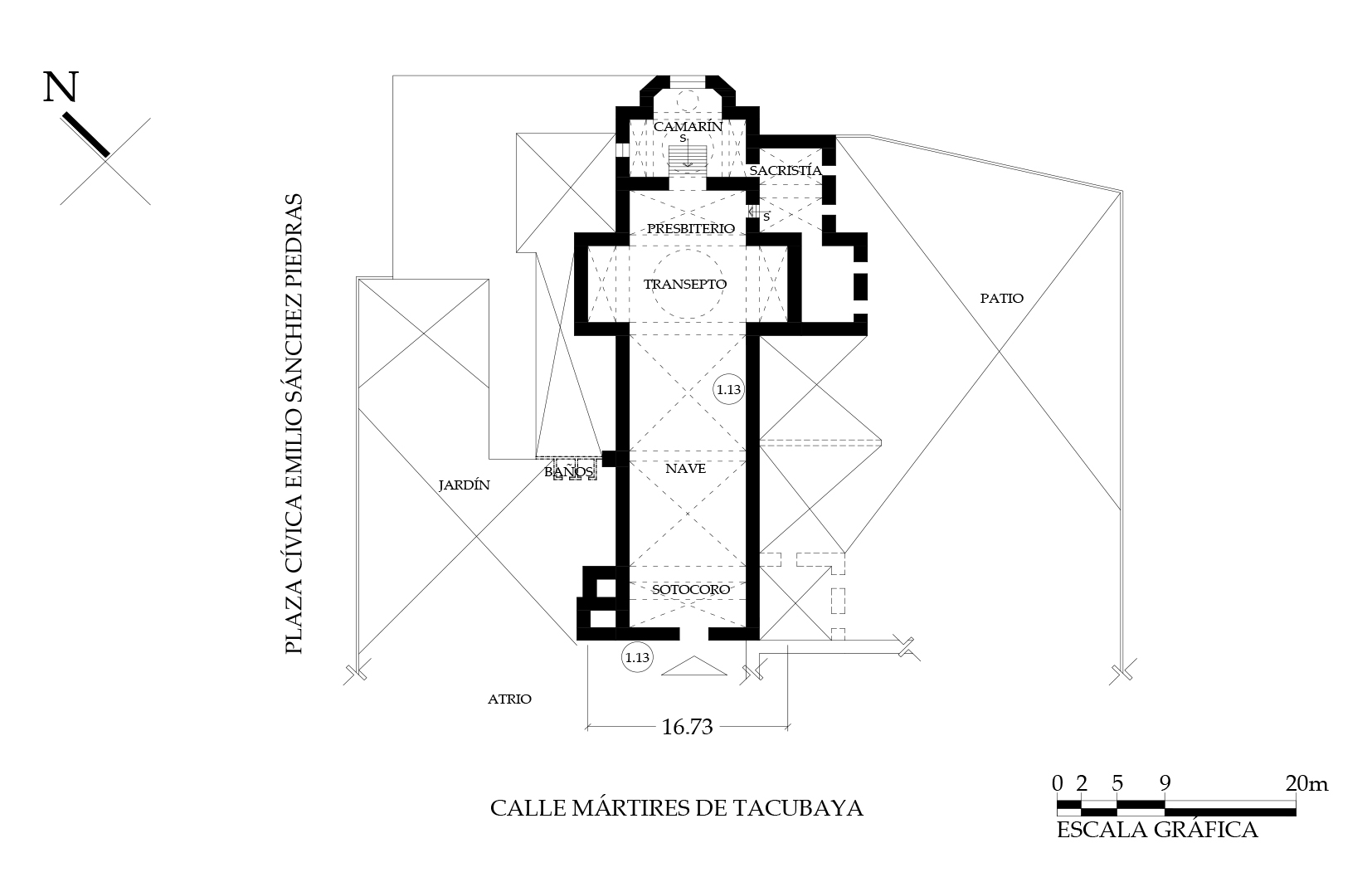 Planta arquitectónica, 2018.