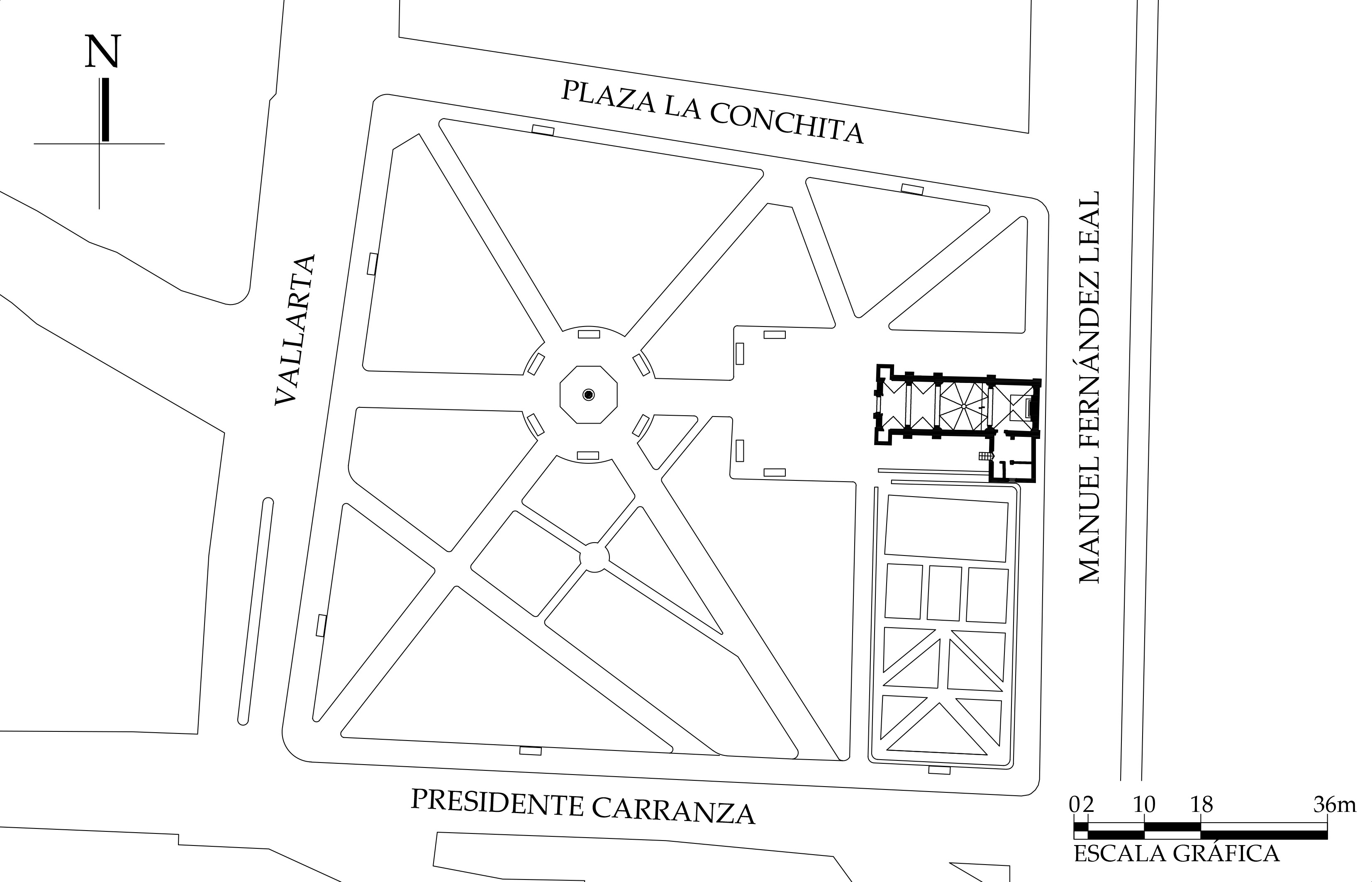 Planta arquitectónica, 2018.
