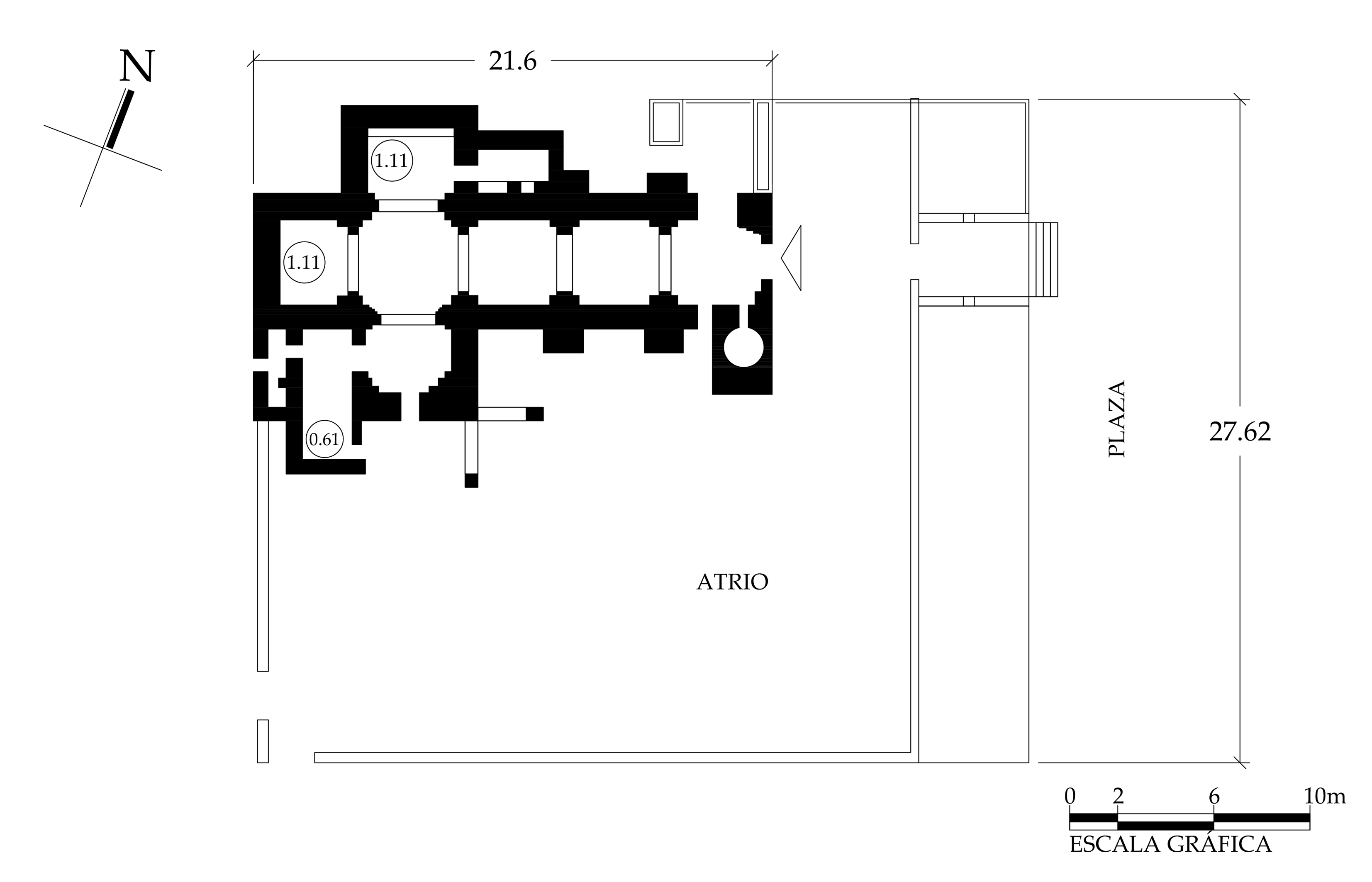 Planta arquitectónica. 2019.