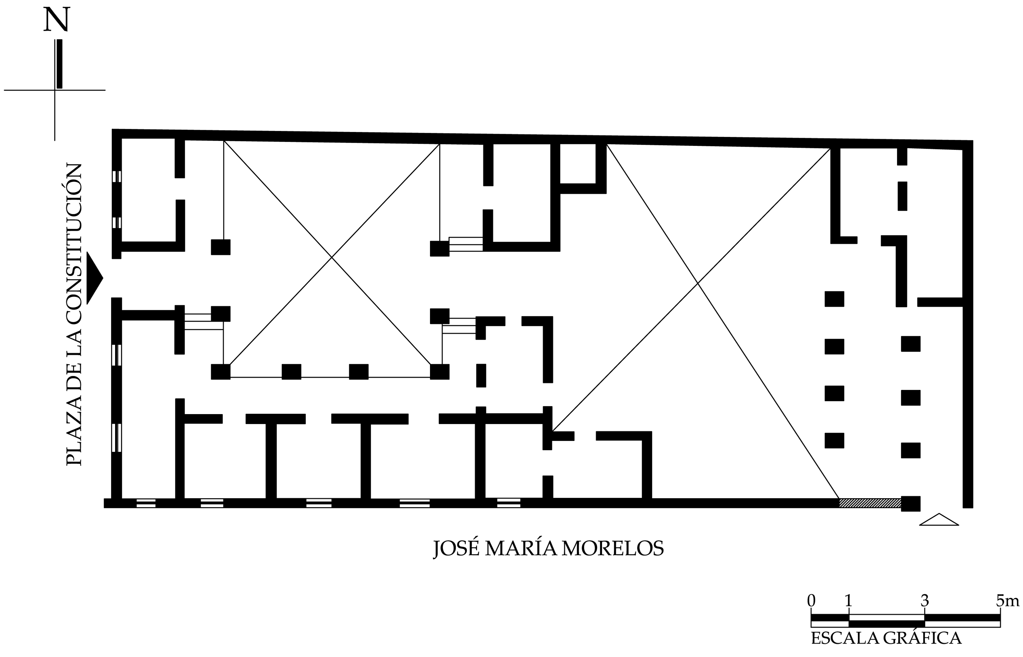 Levantamiento arquitect&oacute;nico, 2017.