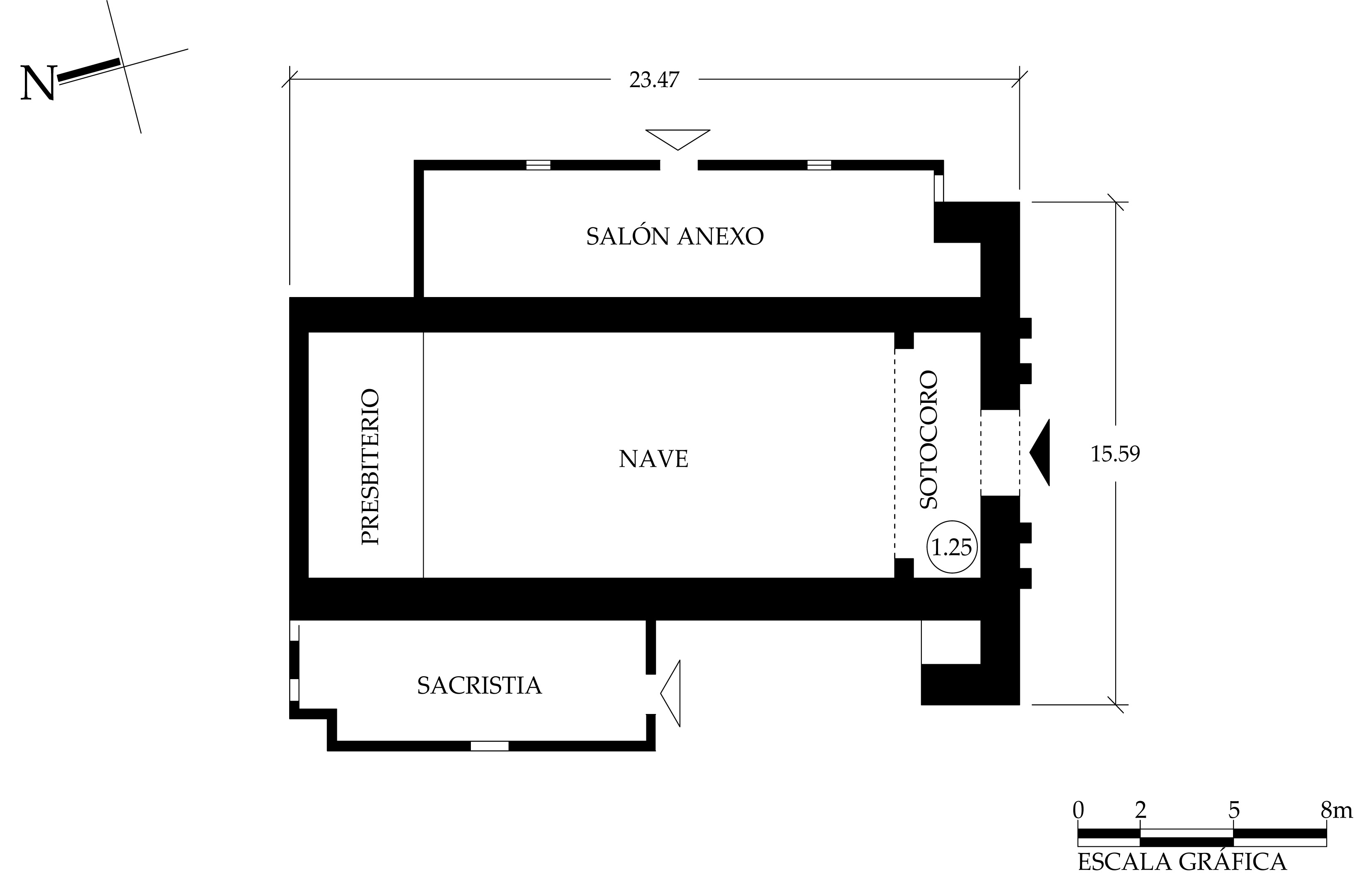Planta Arquitectónica, 2019.