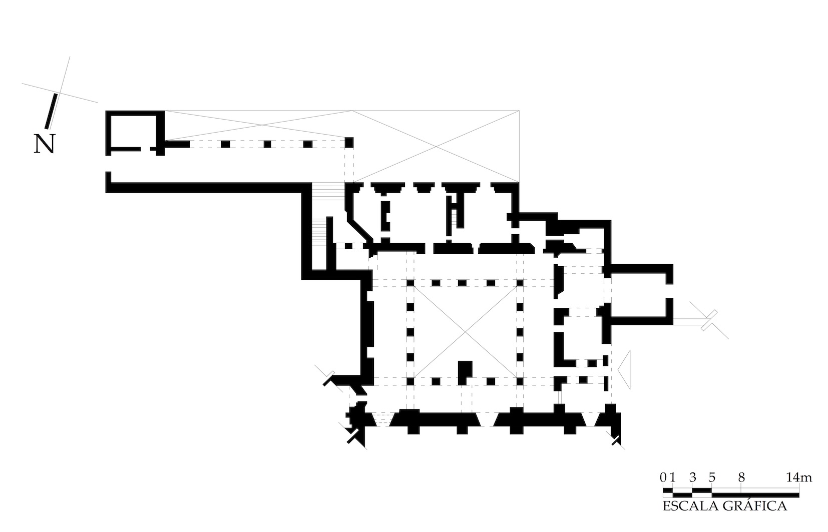 Levantamiento arquitectónico, 2000.