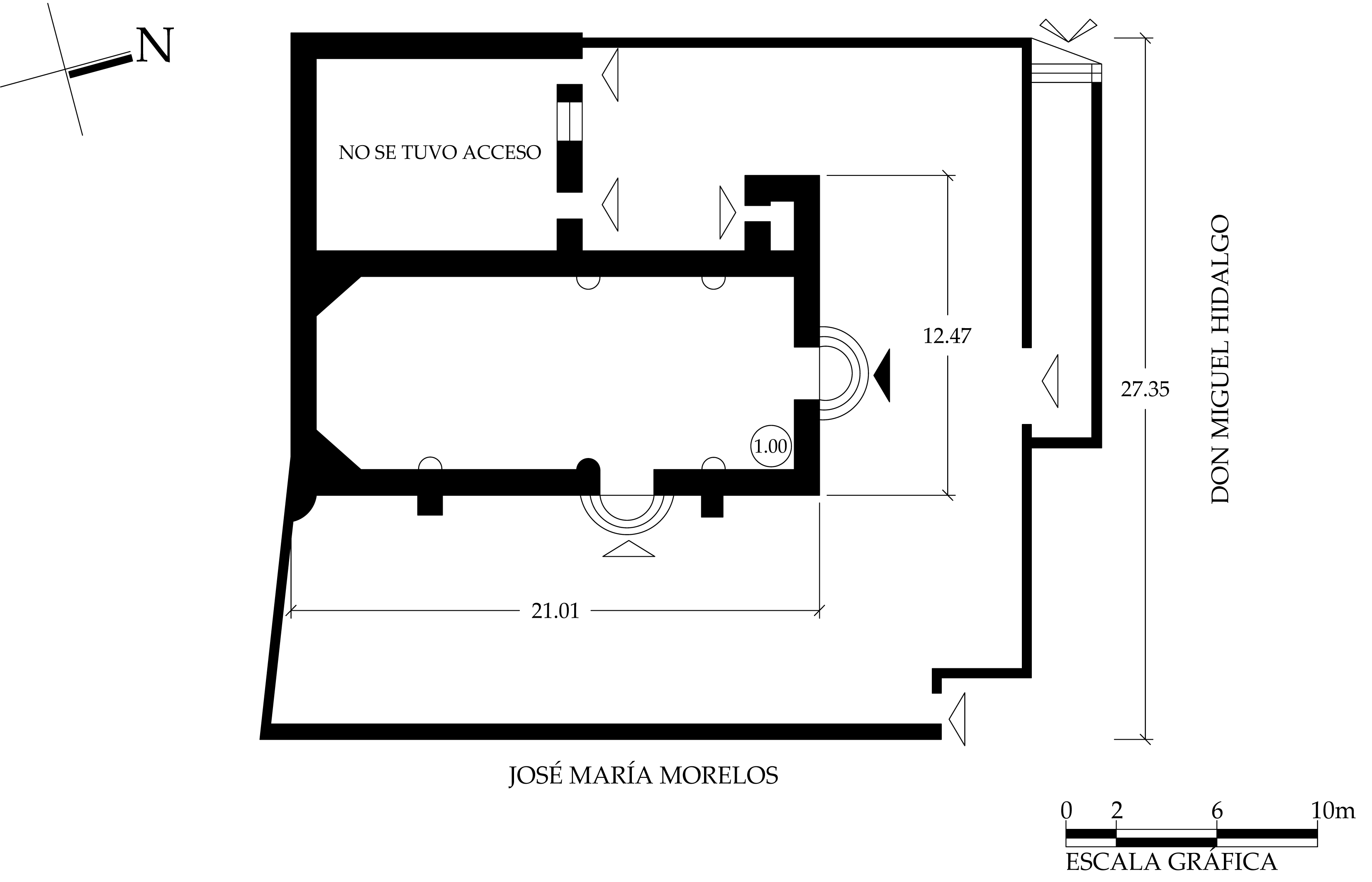 Planta Arquitect&oacute;nica, 2019.