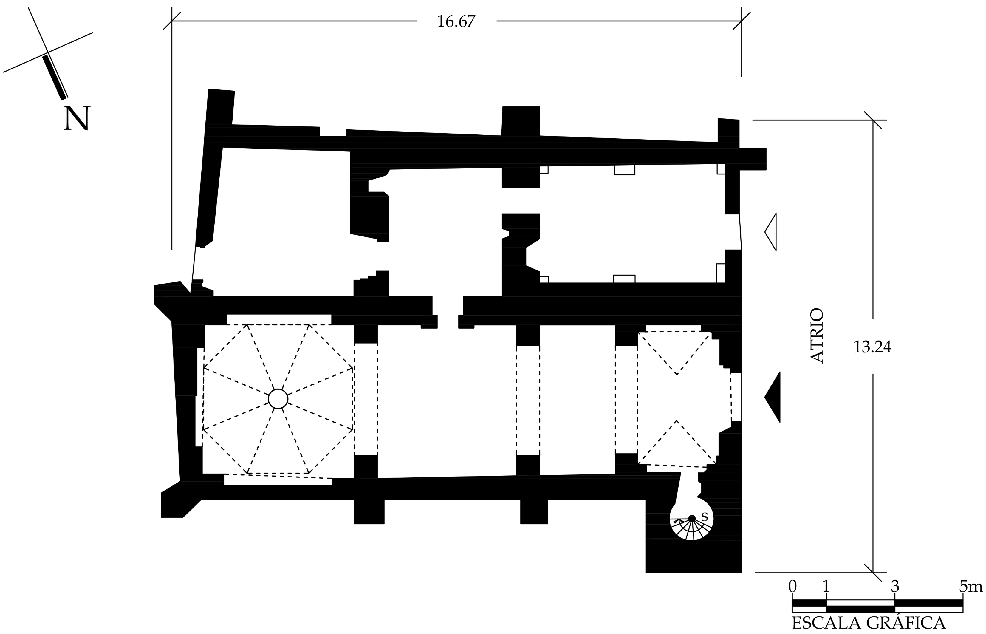 Levantamiento arquitect&oacute;nico, 2000.