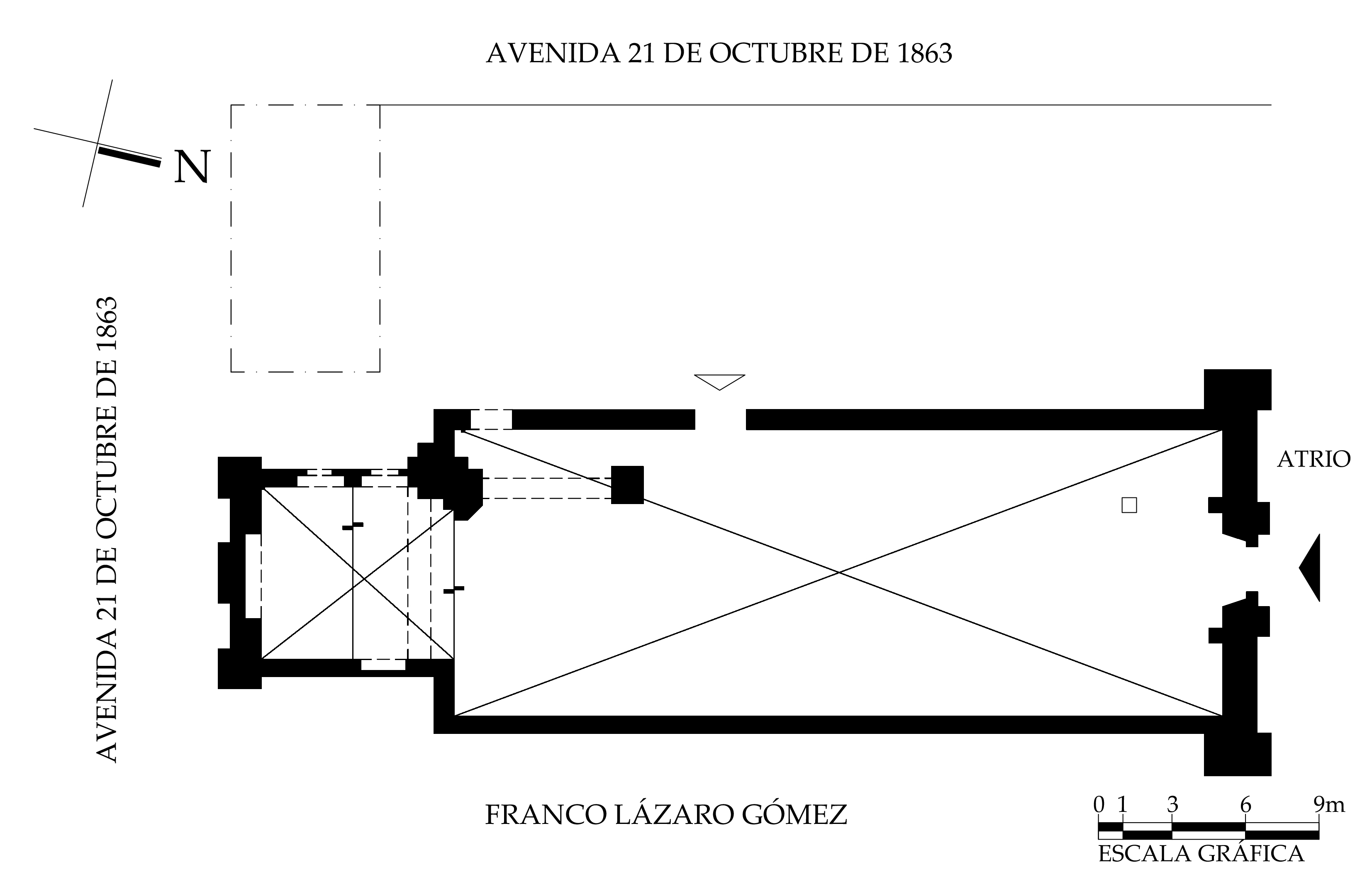 Planta arquitectónica, 2015.