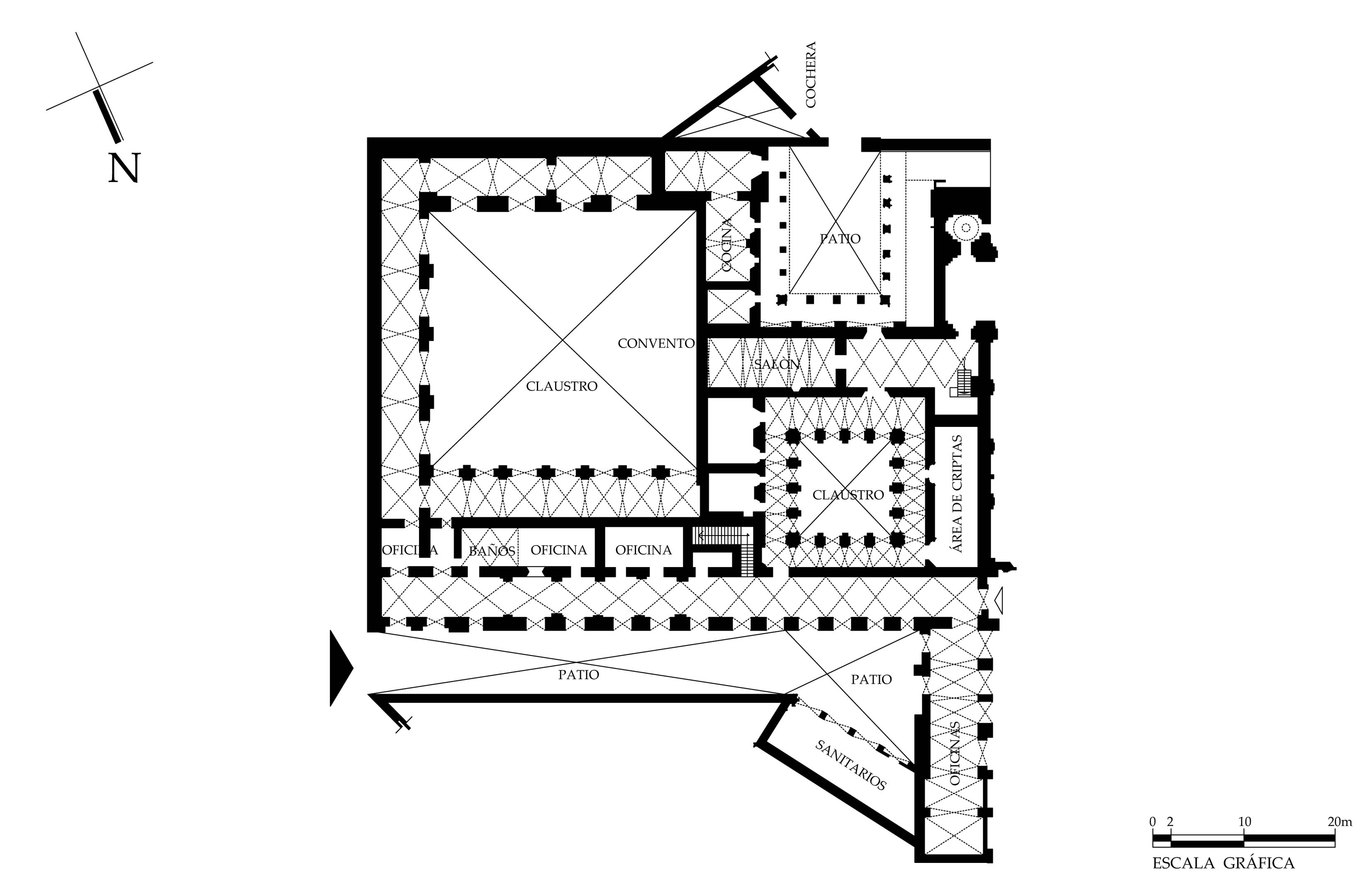 Planta arquitect&oacute;nica, 2016.