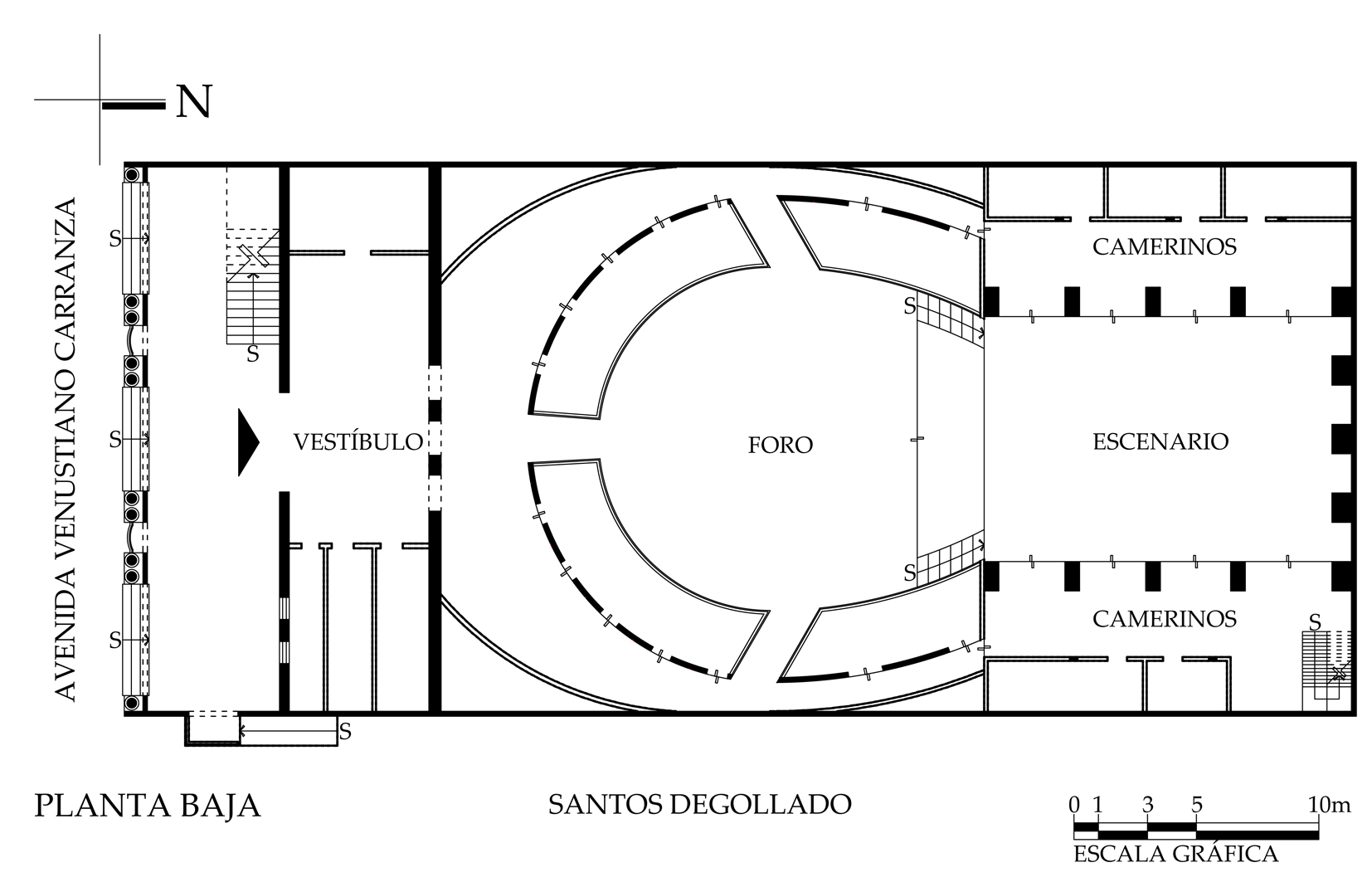Planta arquitect&oacute;nica, 2017.