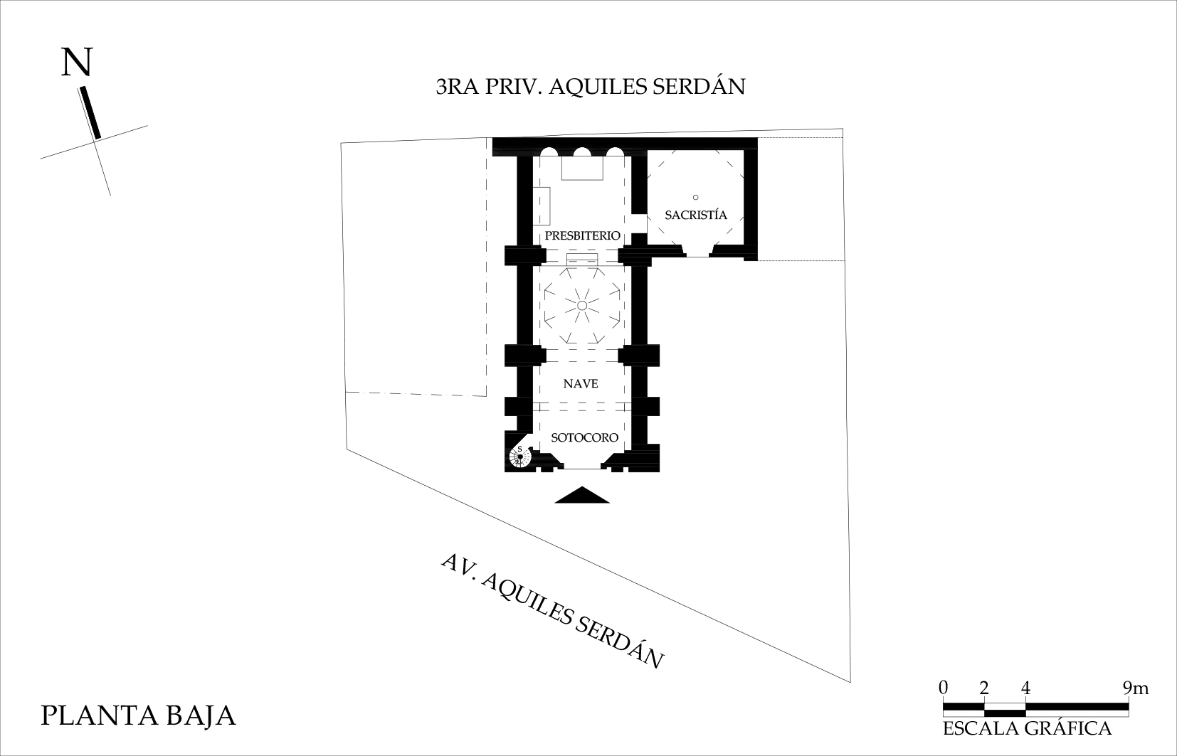 Planta arquitect&oacute;nica, 2014.