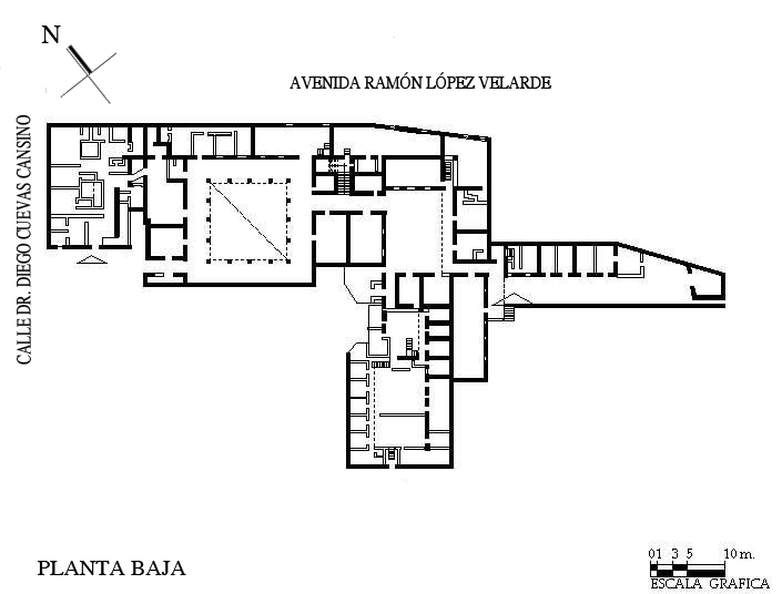 Planta baja arquitect&oacute;nica, 2000.