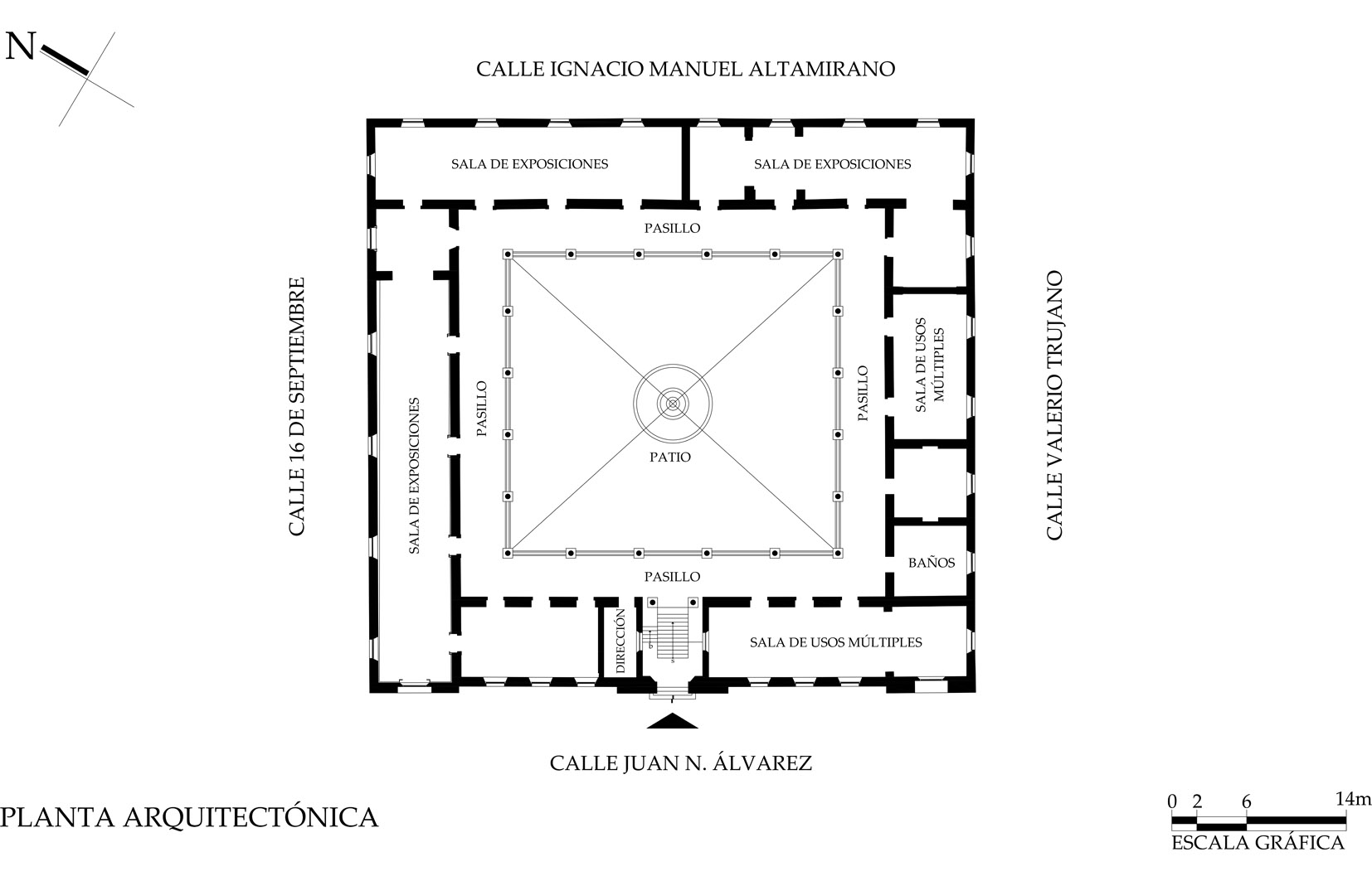 Planta arquitectónica, 2013.