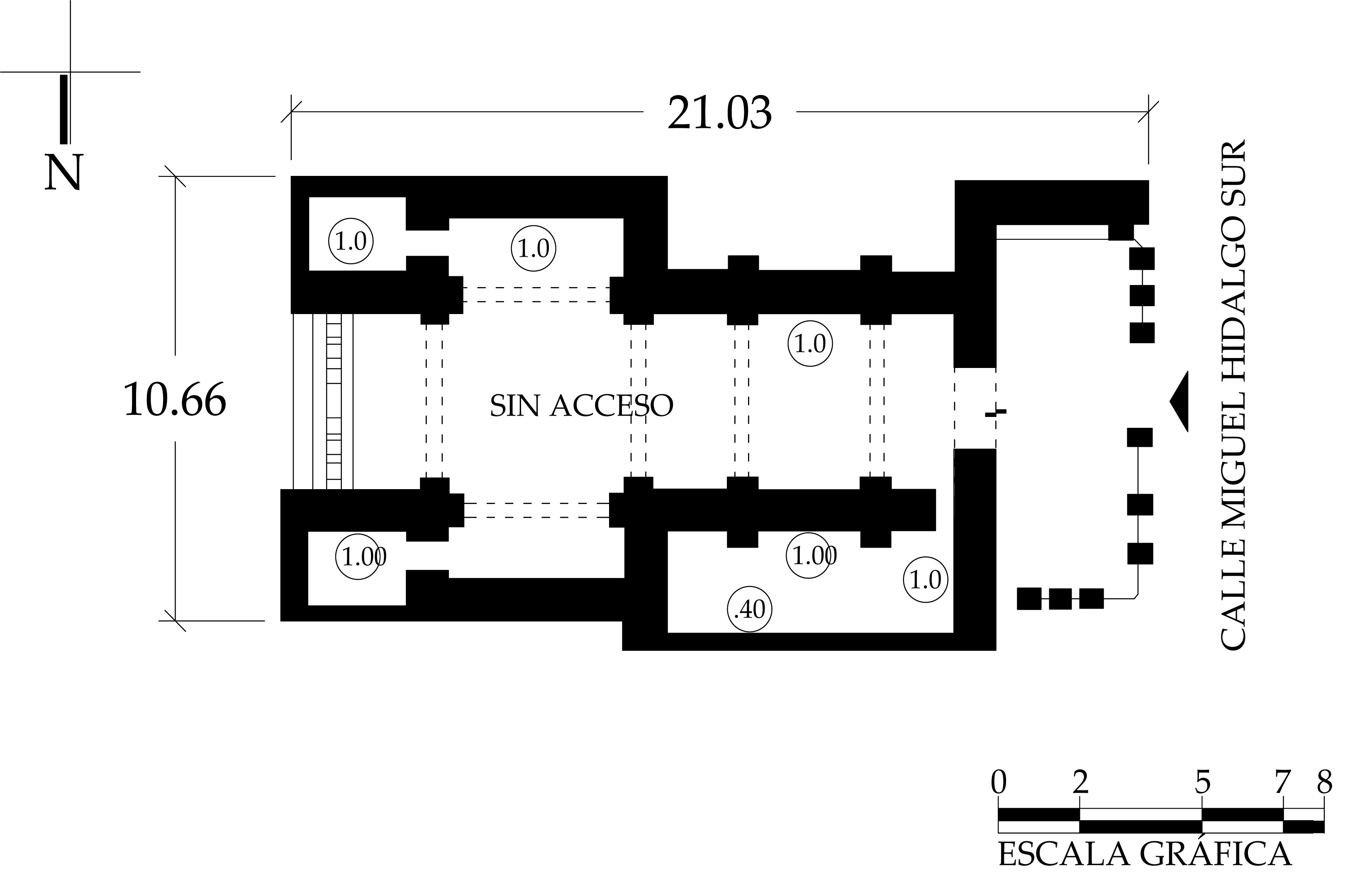 Planta arquitect&oacute;nica, 2019.