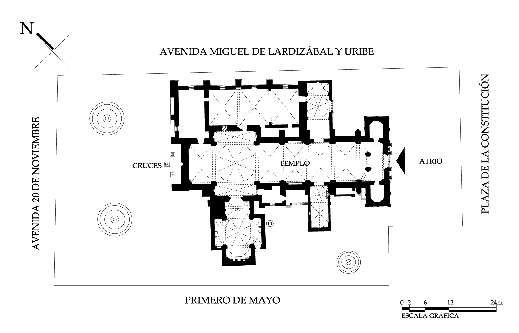 Planta arquitectónica, 2018.