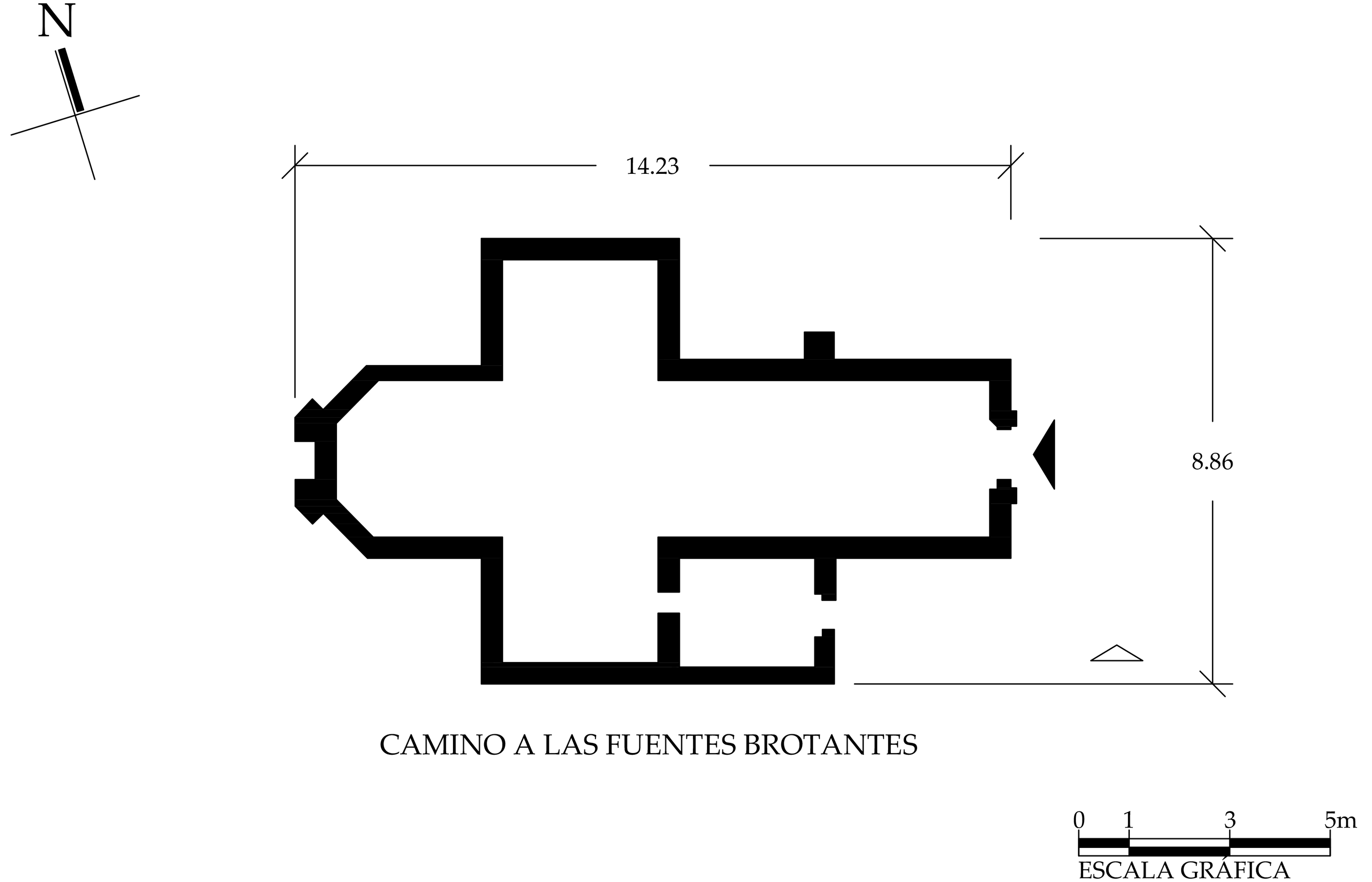 Levantamiento arquitectónico, 2000.