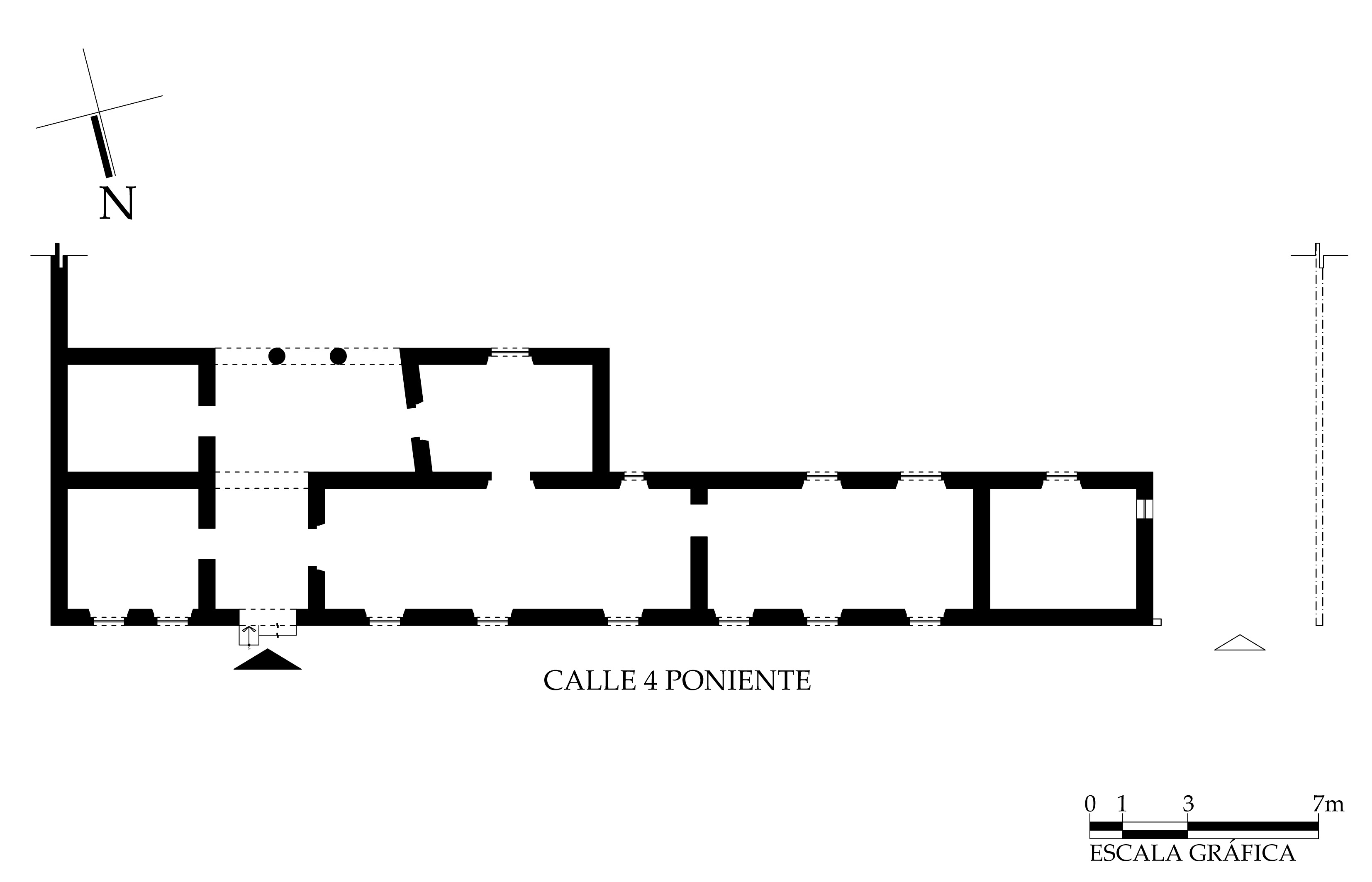 Planta arquitect&oacute;nica, 1998.