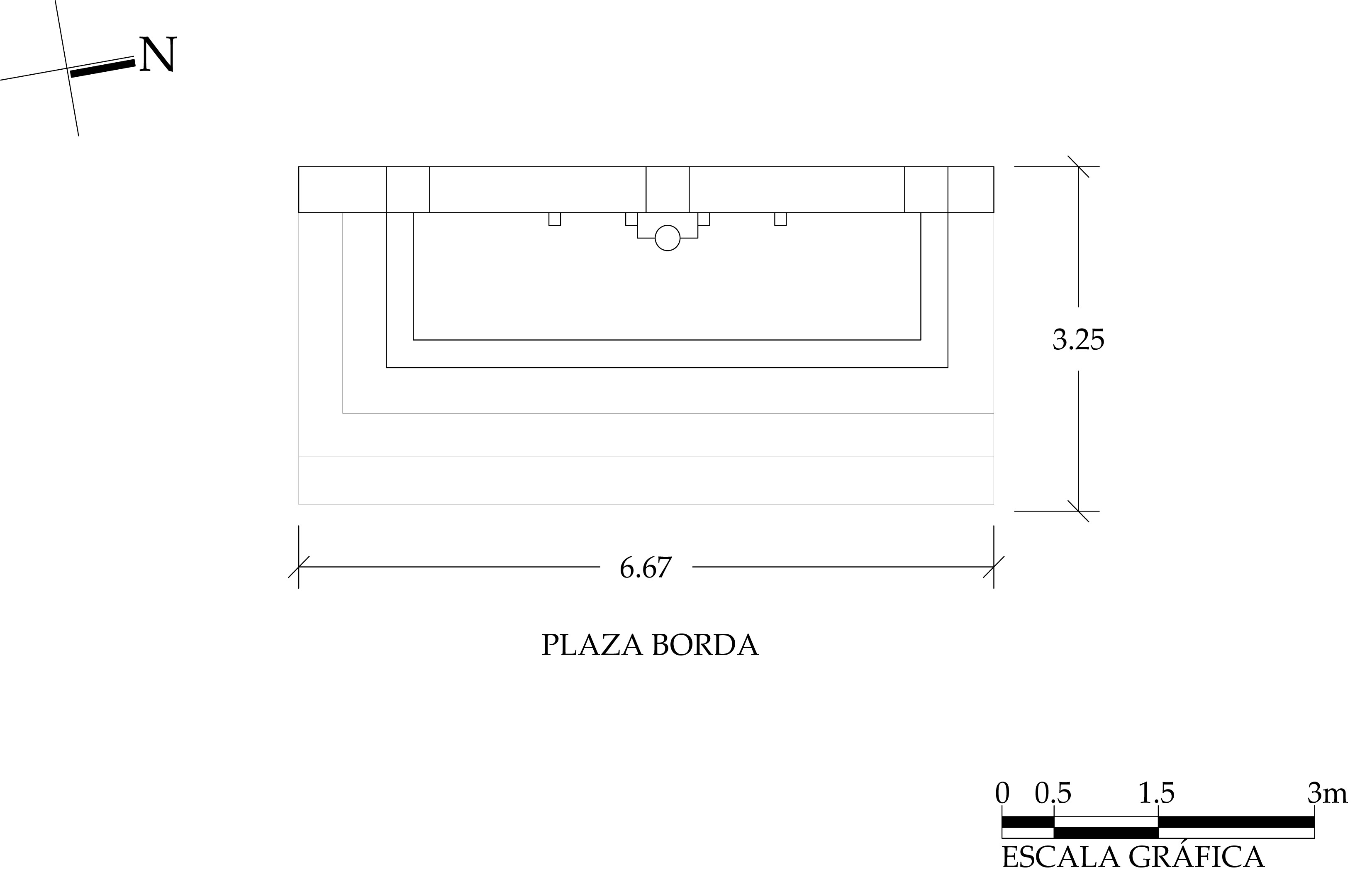 Planta Arquitectónica, 2019.