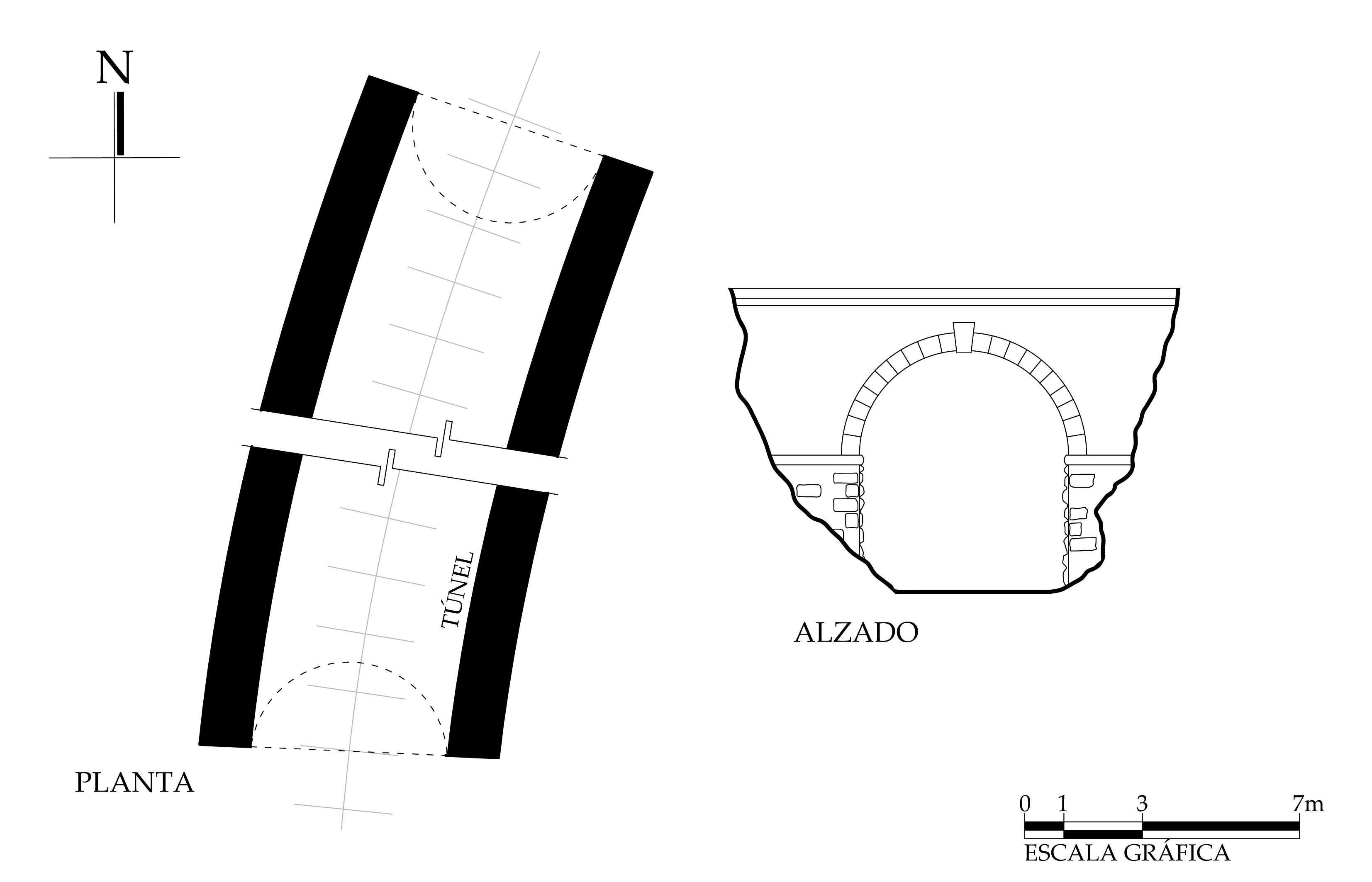 Planta arquitectónica y alzado, 2018.