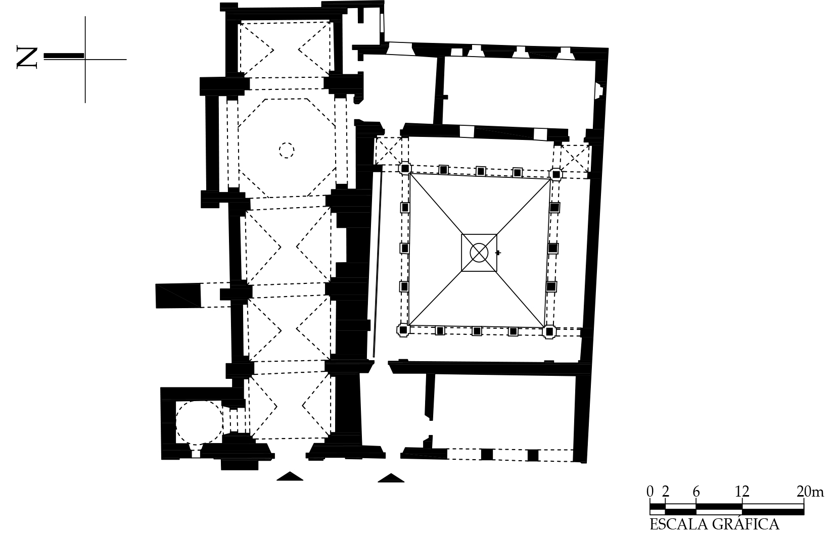 Planta arquitectónica de conjunto.