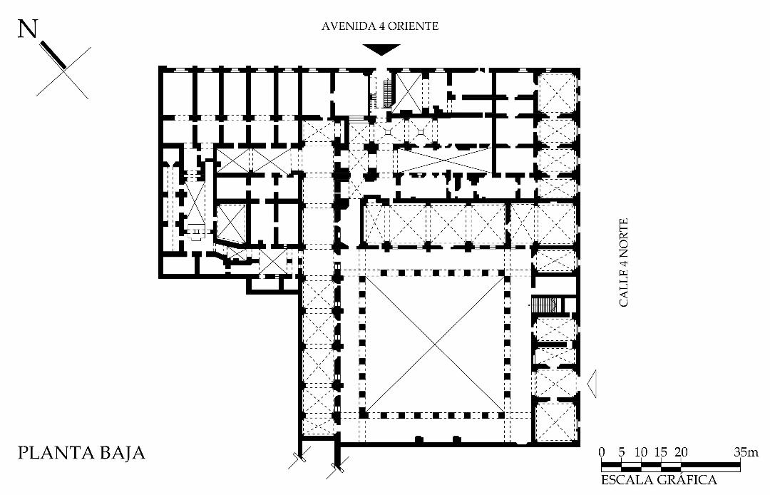 Planta arquitectónica.