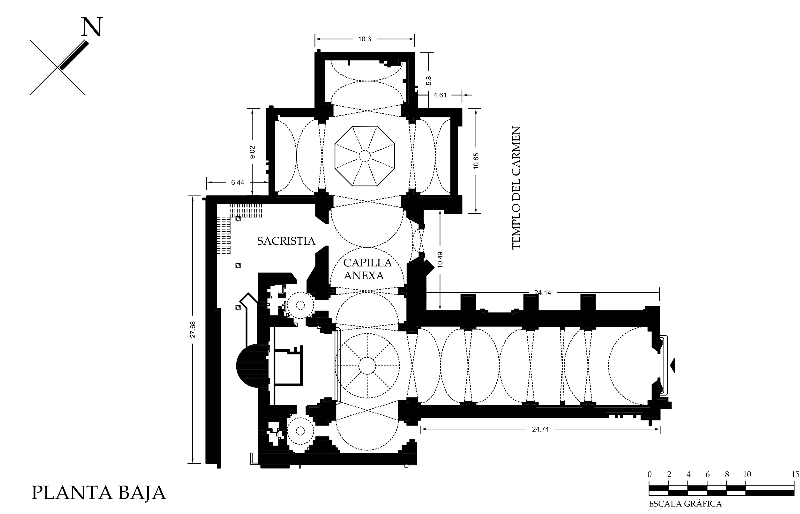 Planta arquitect&oacute;nica, 2016.
