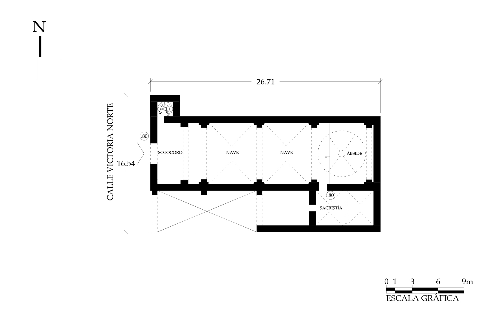 Planta arquitectónica, 2018.