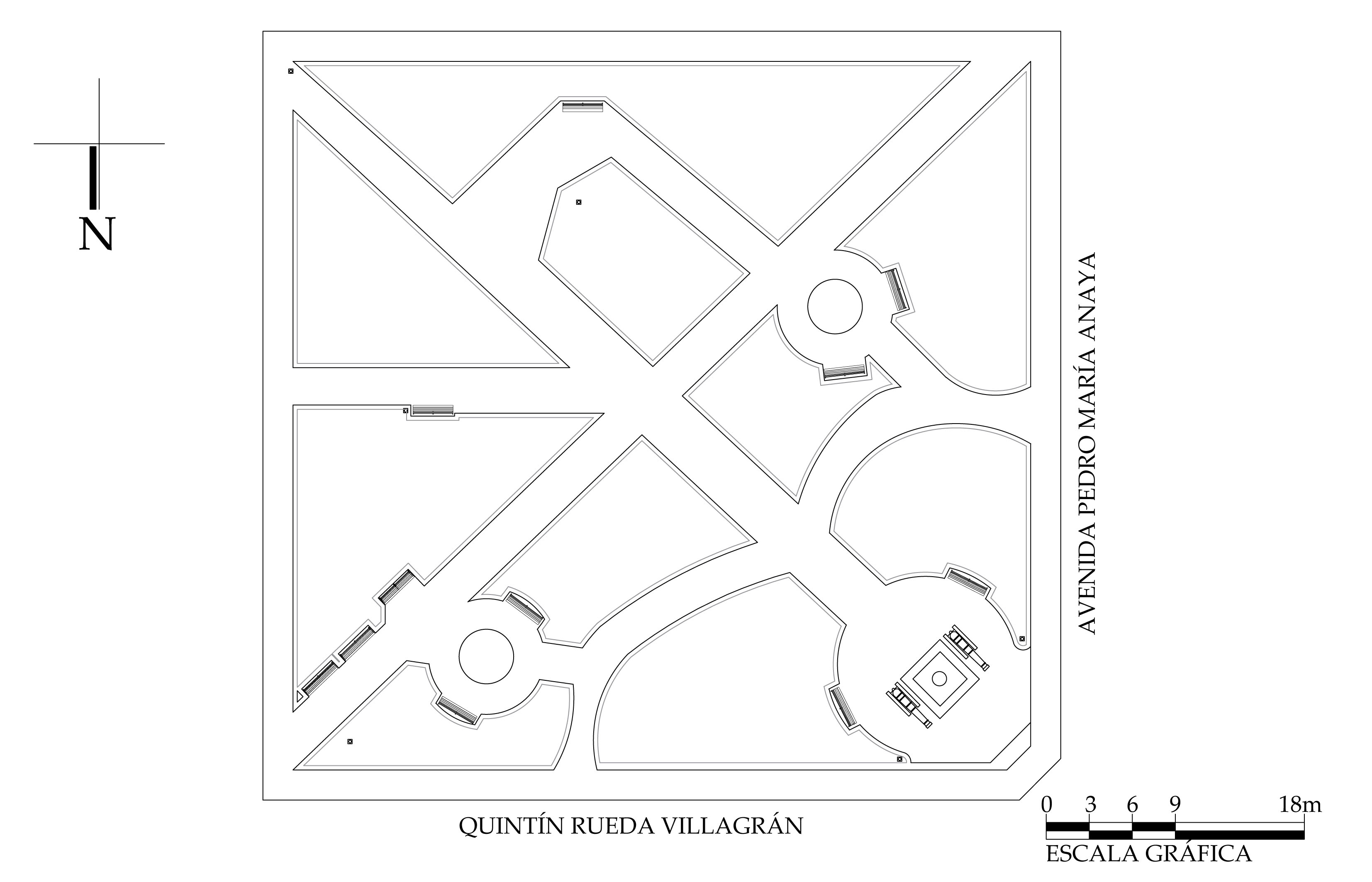 Planta arquitect&oacute;nica, 2015.