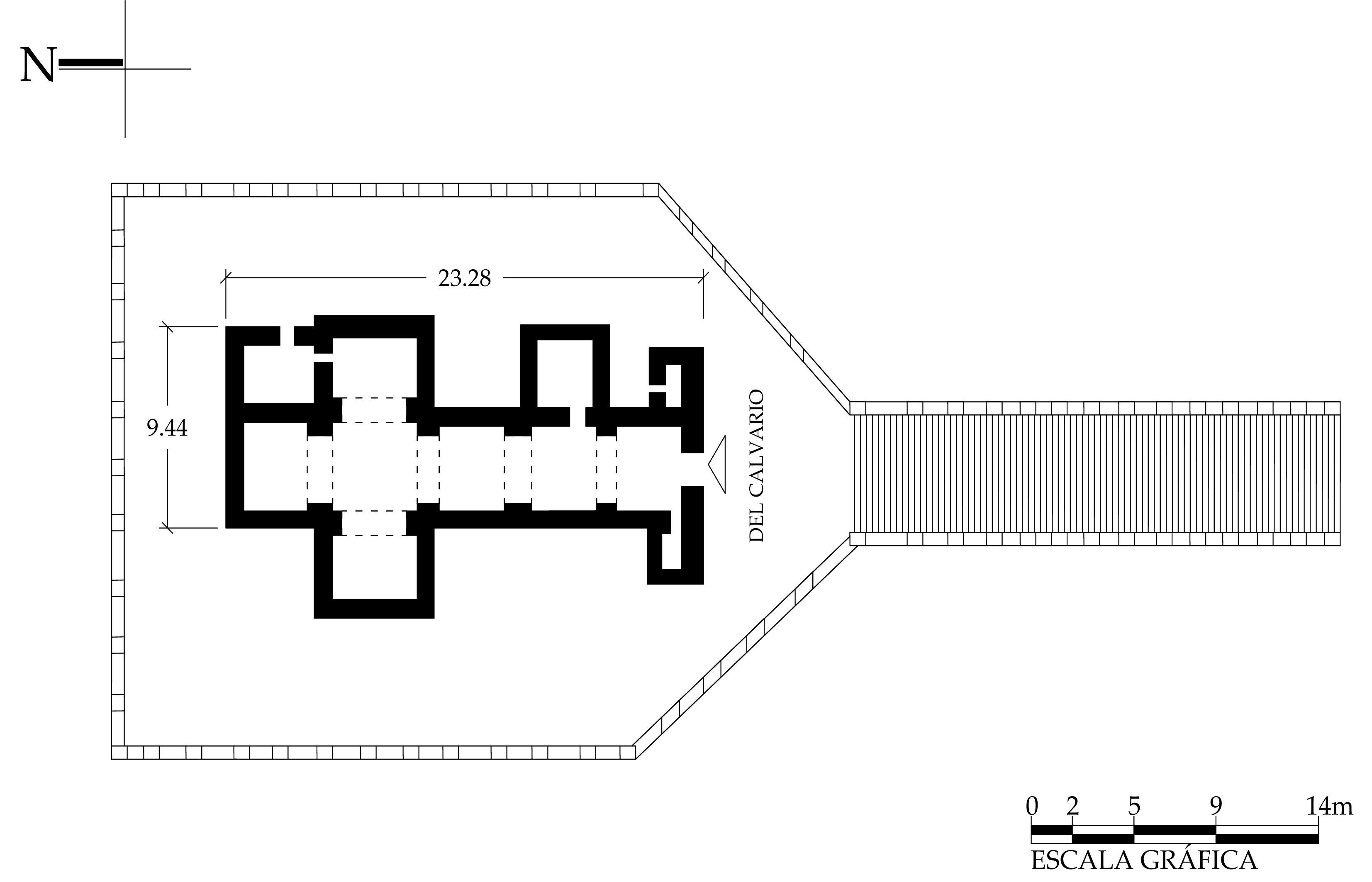 Planta arquitectónica, 2019.