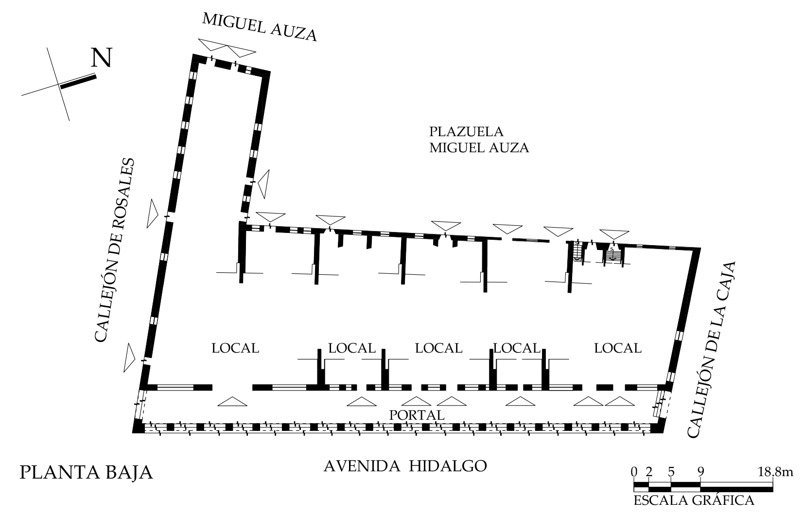 Planta baja arquitect&oacute;nica de conjunto, 2022.