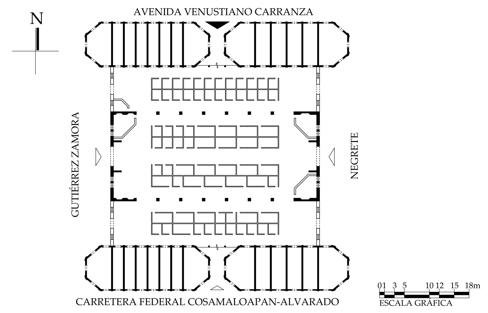 Planta arquitect&oacute;nica, 2017.