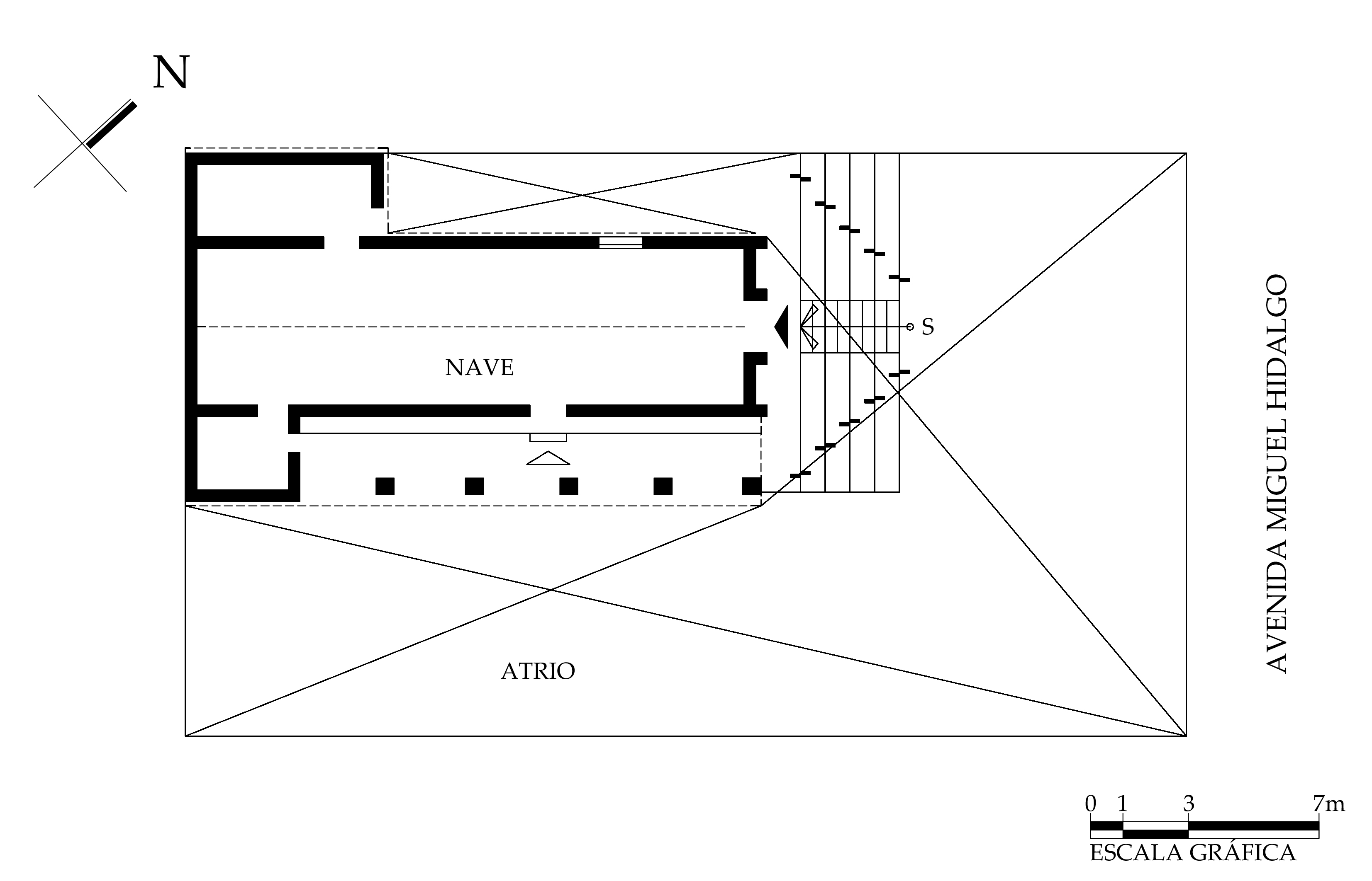 Planta arquitectónica, 1993.