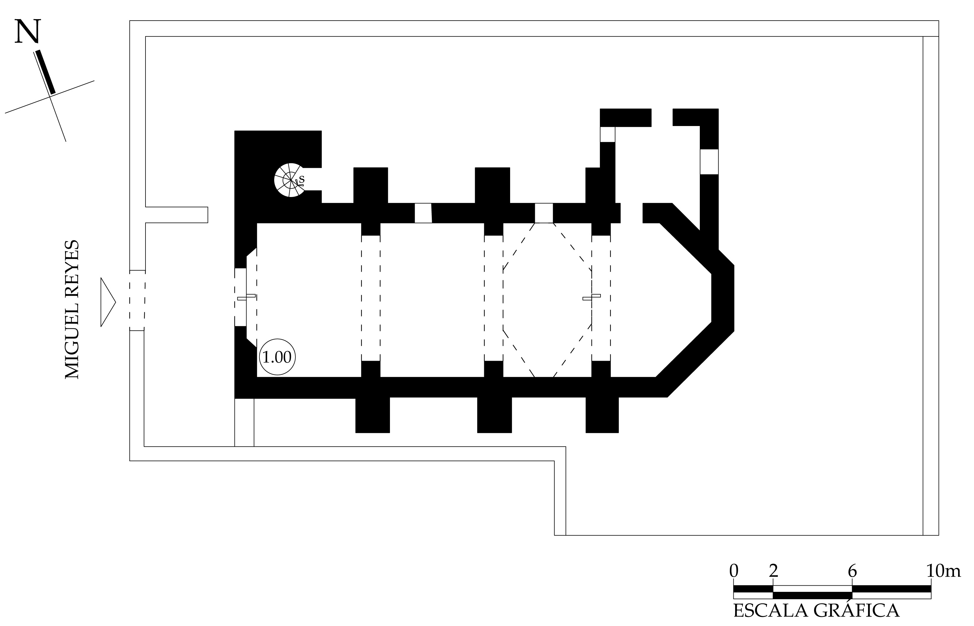Planta arquitect&oacute;nica, 2019.