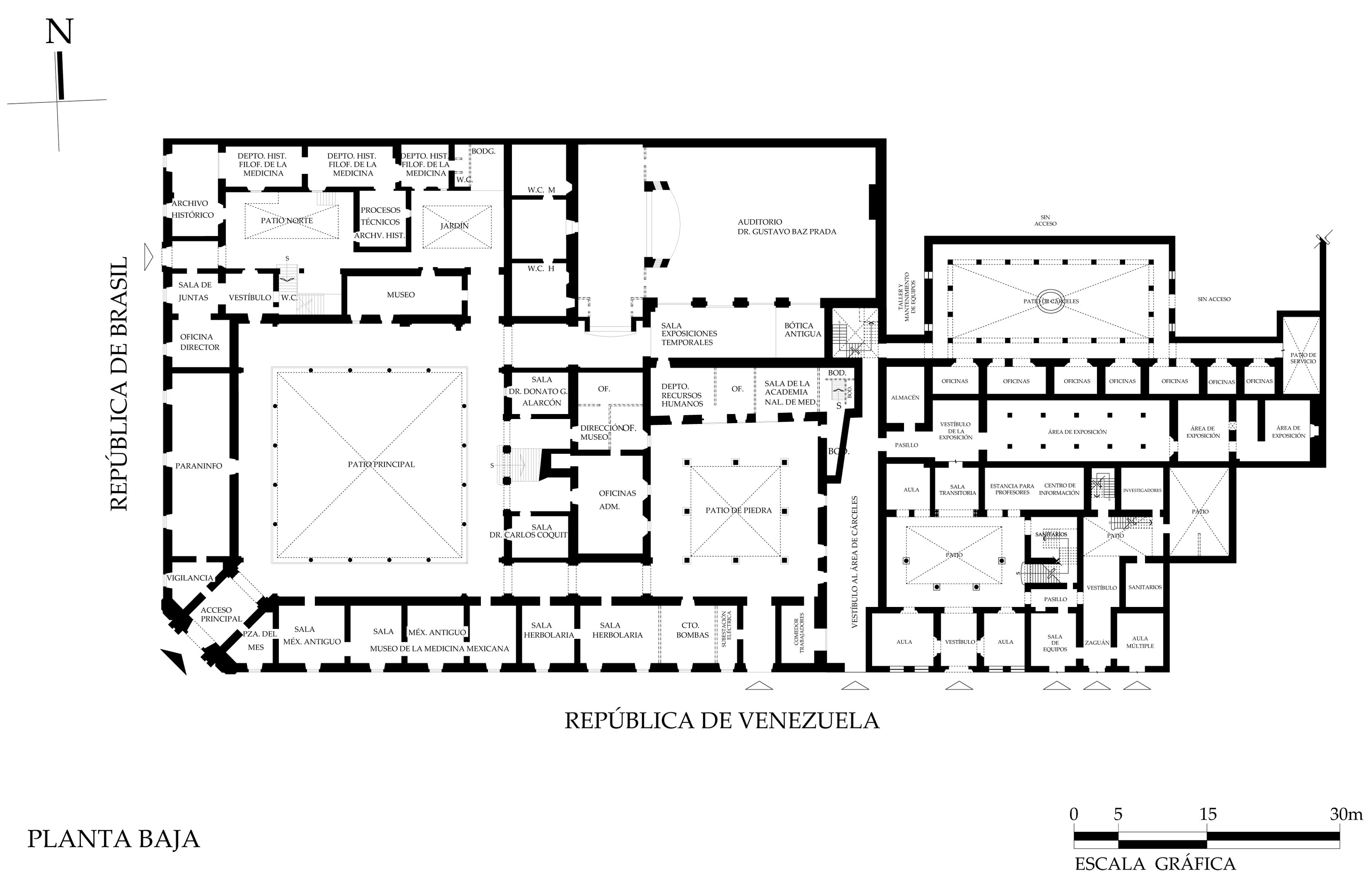 Plano arquitect&oacute;nico de conjunto, 2016.