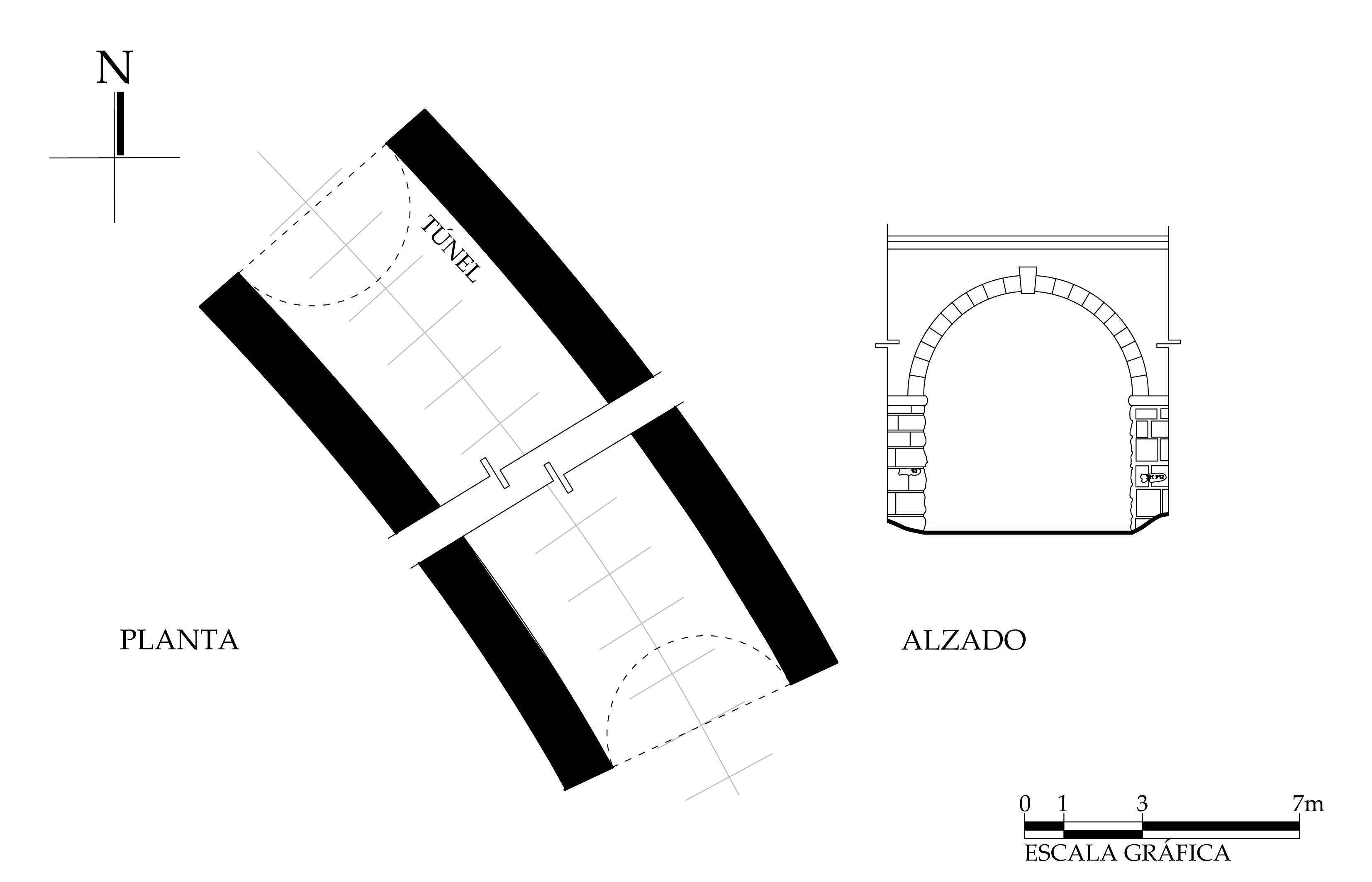 Planta arquitectónica y alzado, 2018.