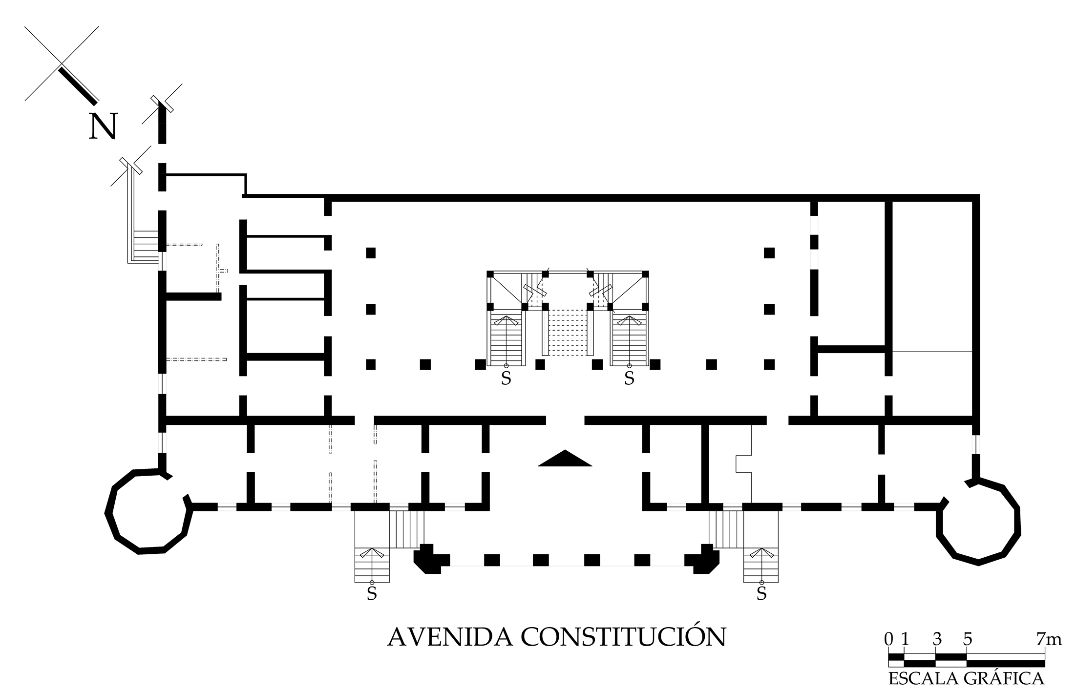 Planta arquitectónica, 2015.