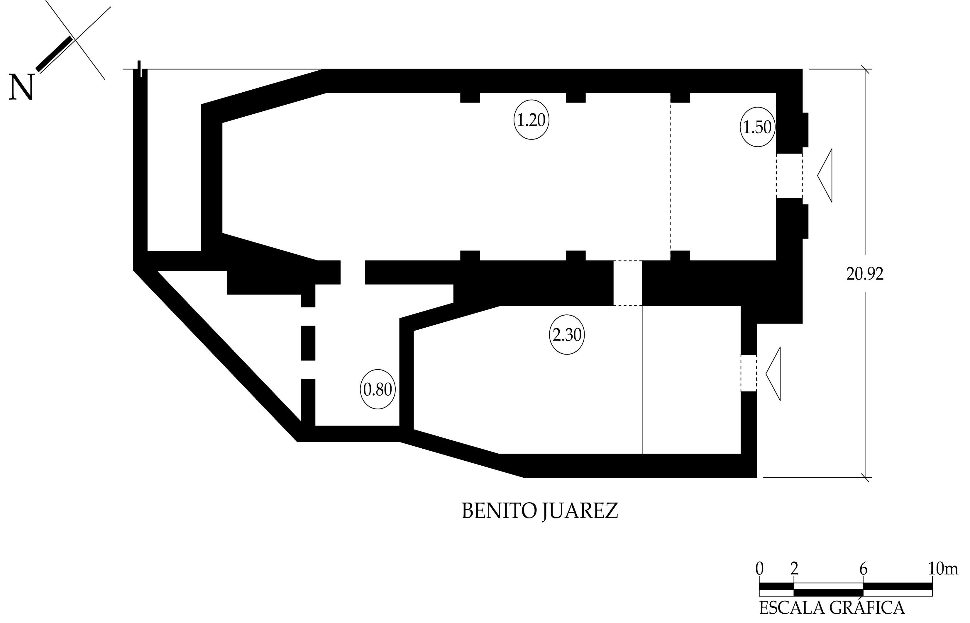 Planta Arquitectónica, 2019.