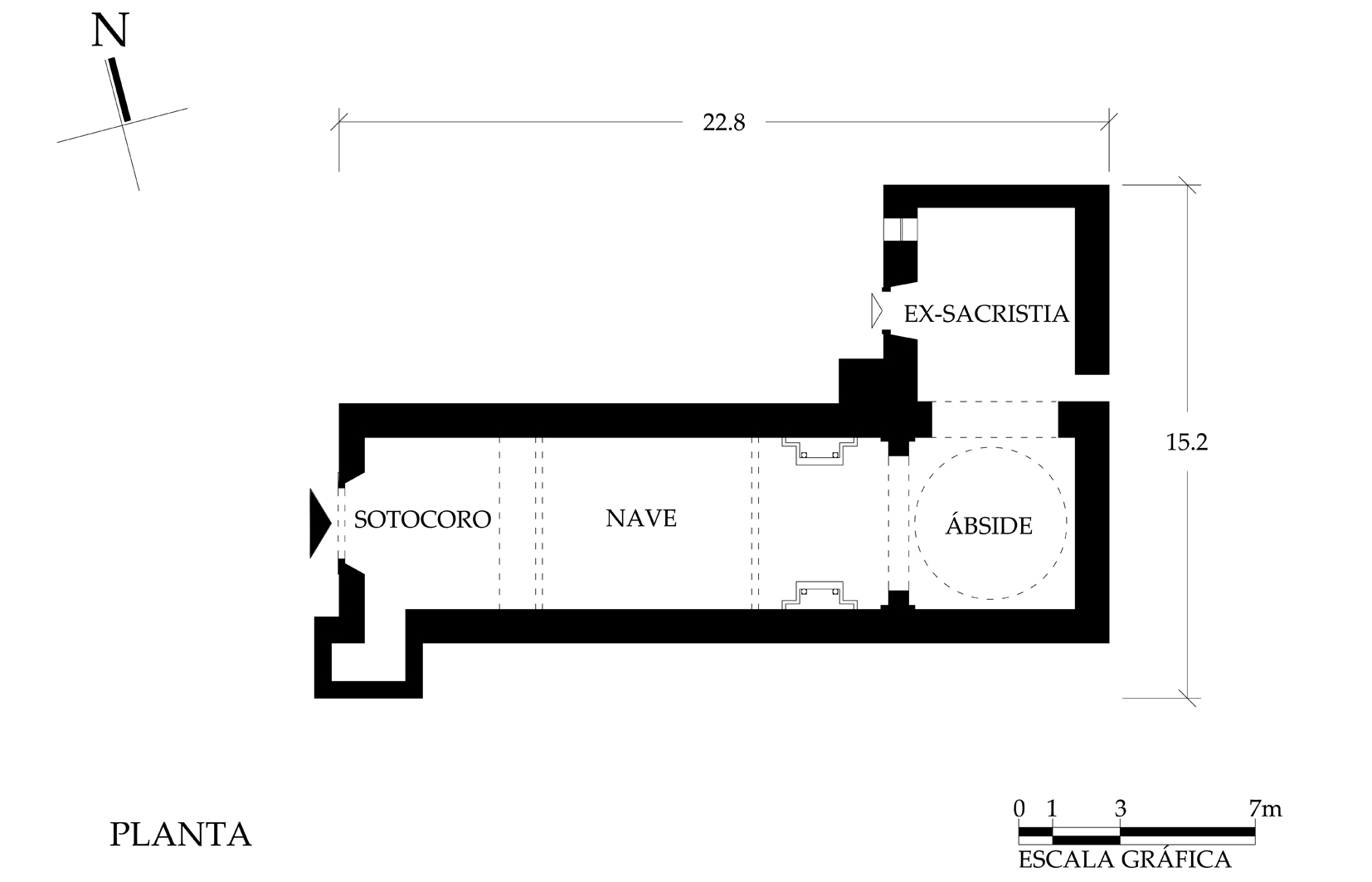 Planta arquitectónica, 2016.