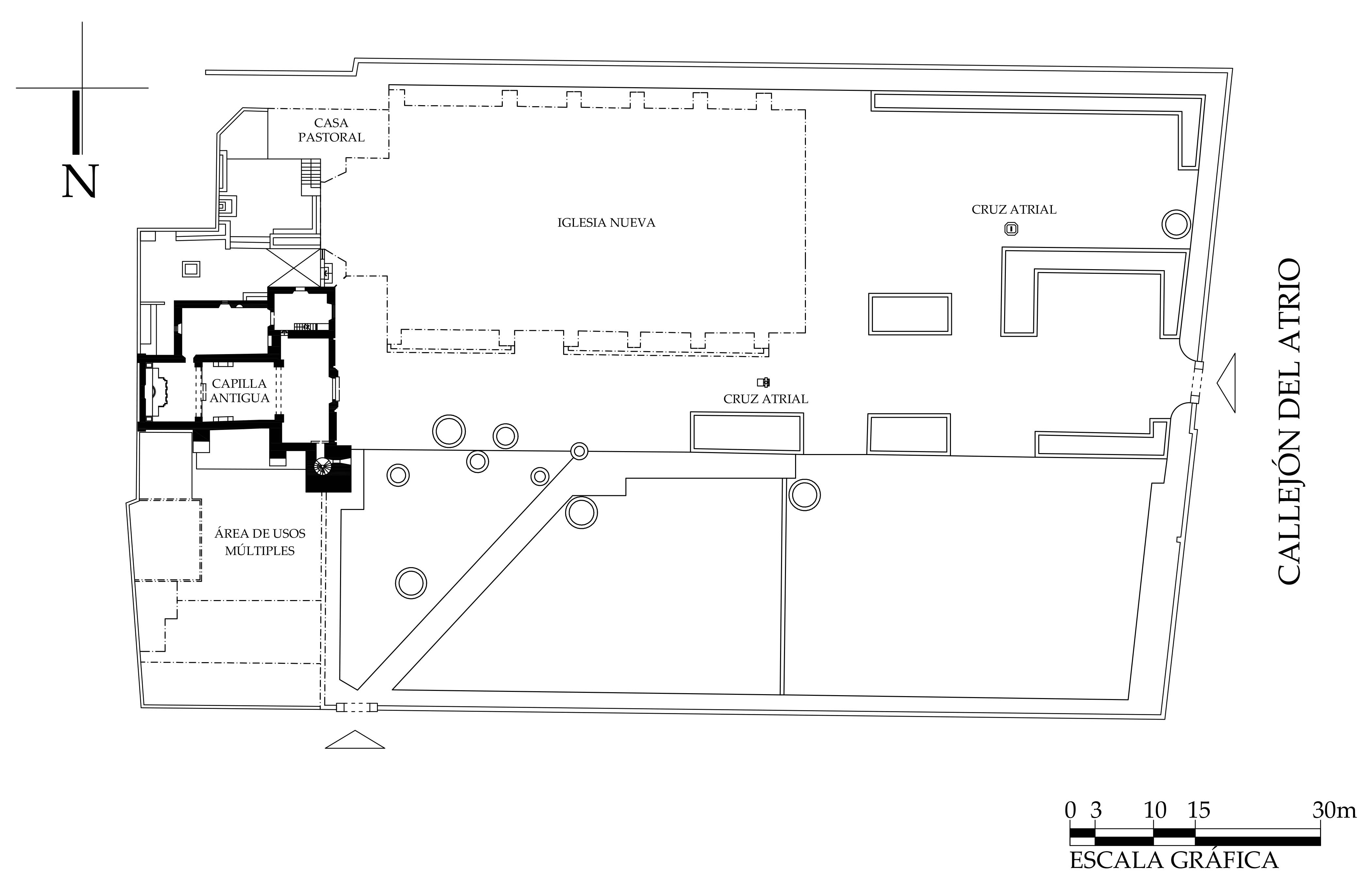 Planta arquitectónica, 2018.