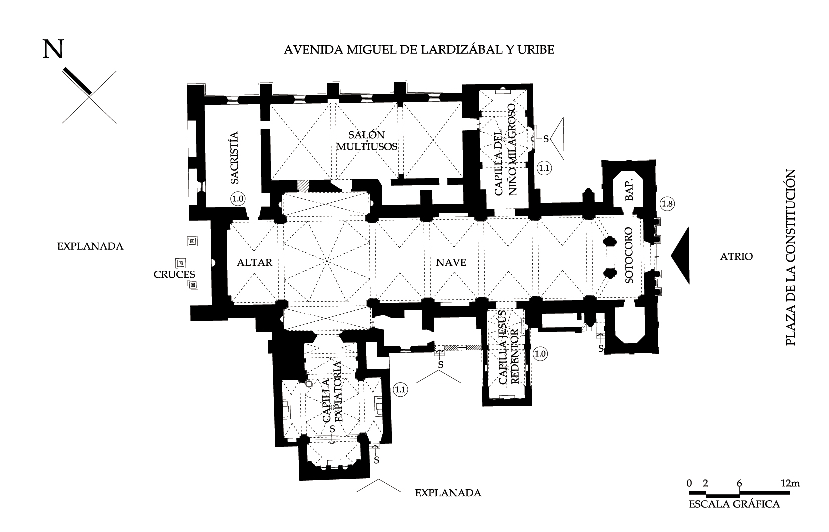 Planta arquitectónica, 2018.