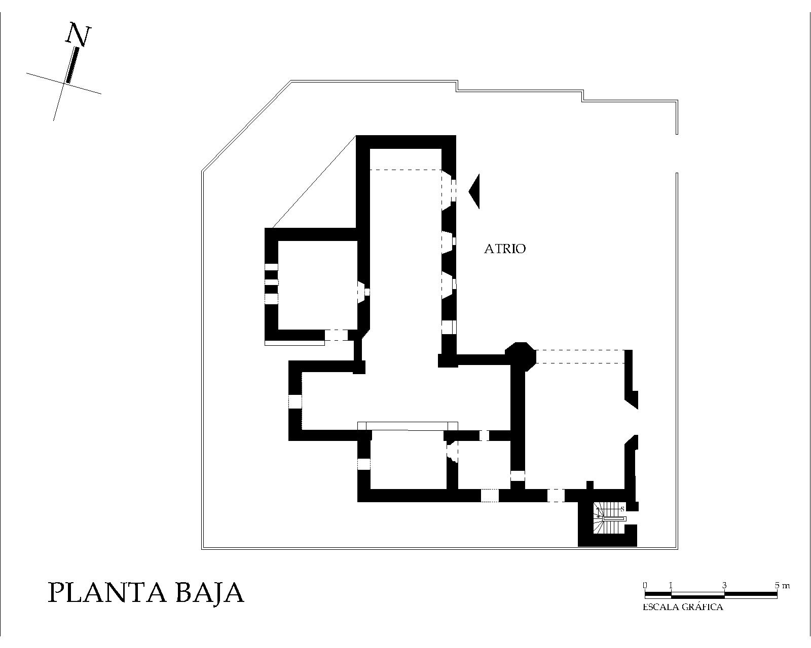 Planta arquitect&oacute;nica, Servicio Social/Karina Negrete, 2009