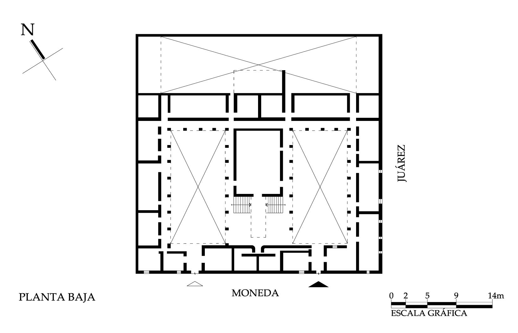 Planta arquitectónica, 2014.